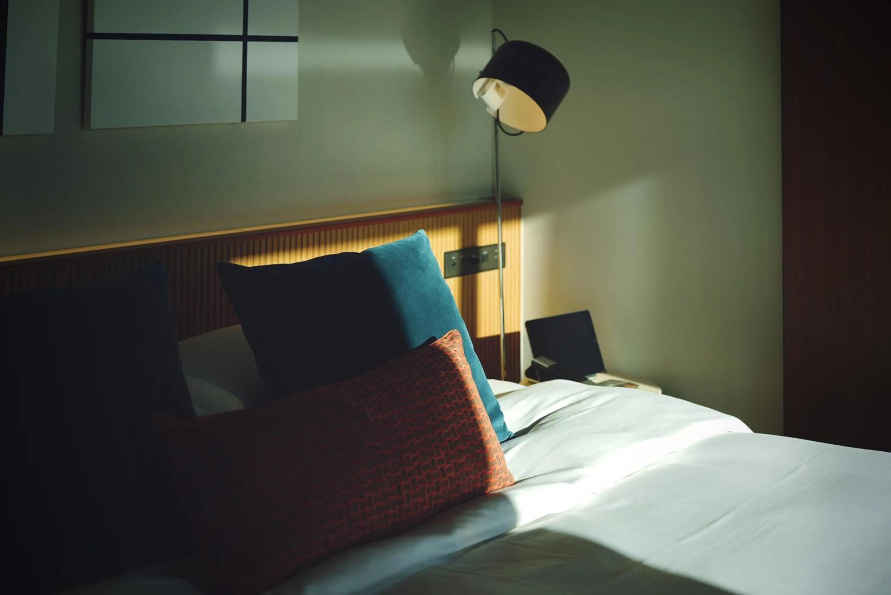 Bed in THE AOYAMA GRAND HOTEL