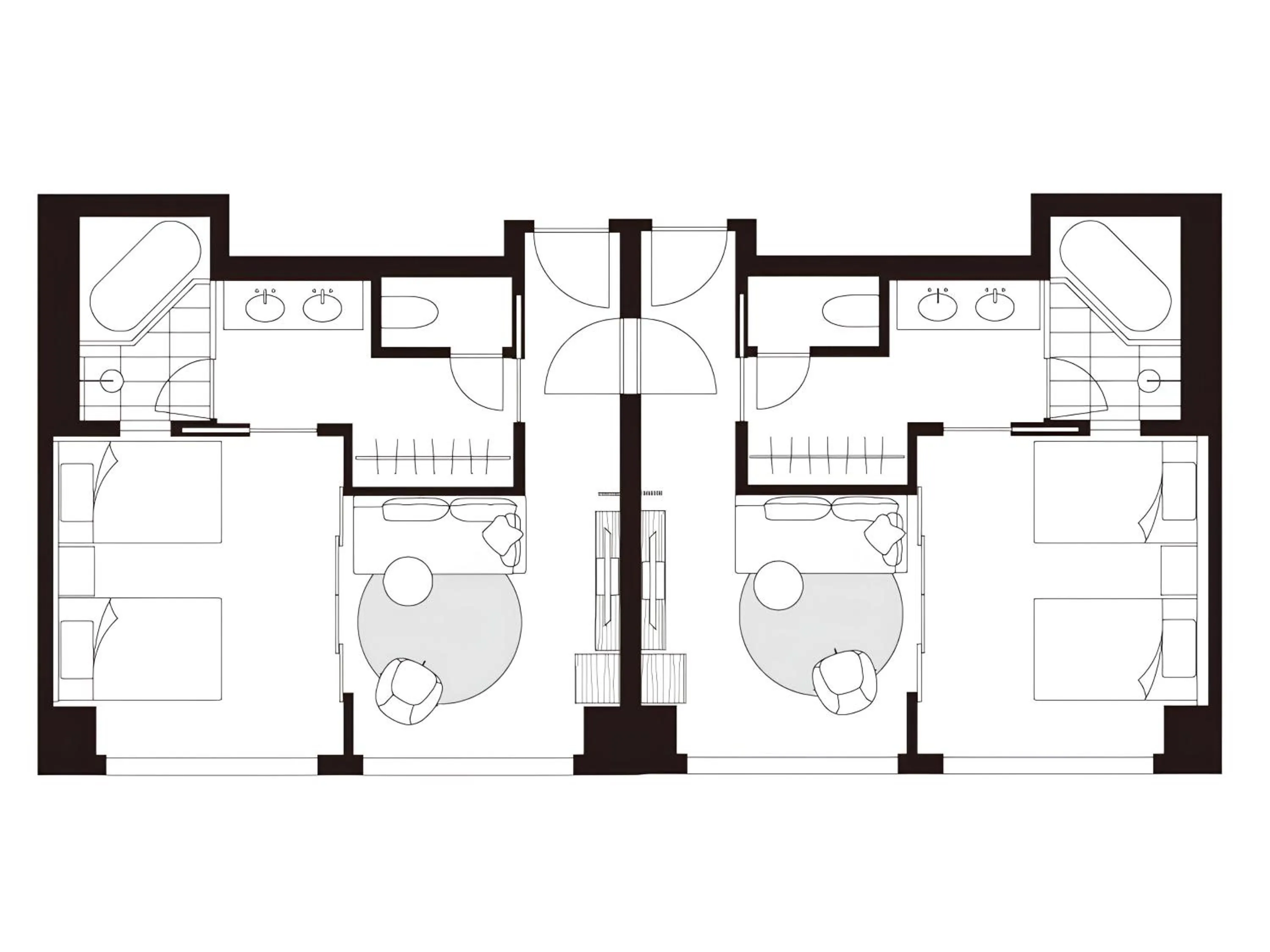 Floor plan in THE AOYAMA GRAND HOTEL