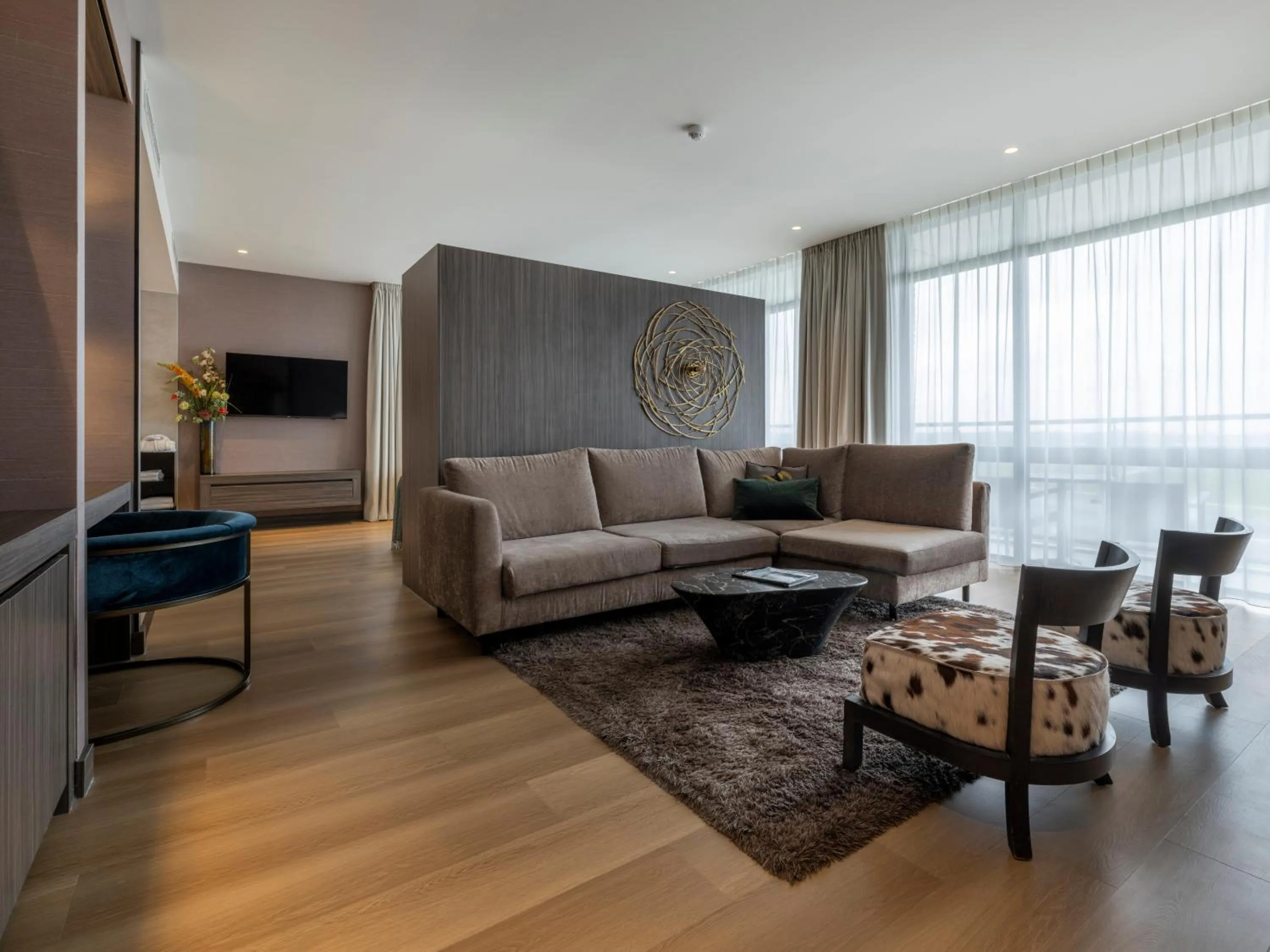 Seating area in Van Der Valk Hotel Zwolle