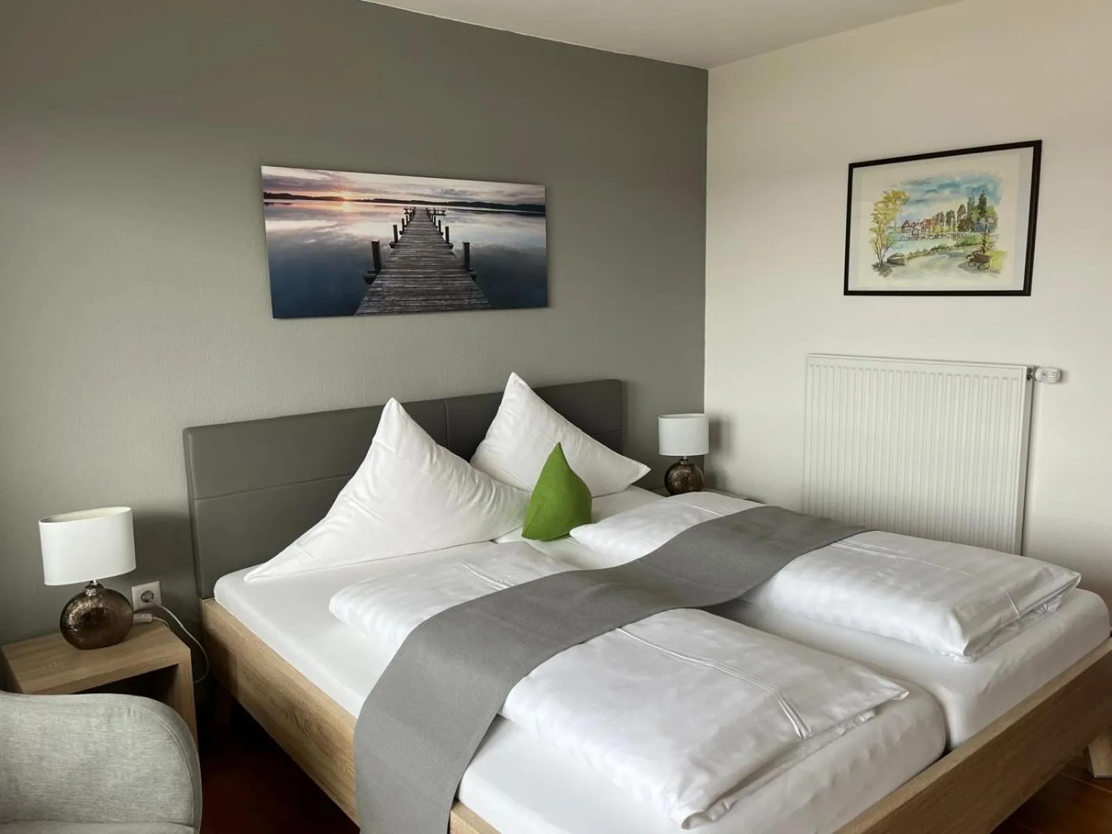 Bed in Hotel Landhaus Sternen
