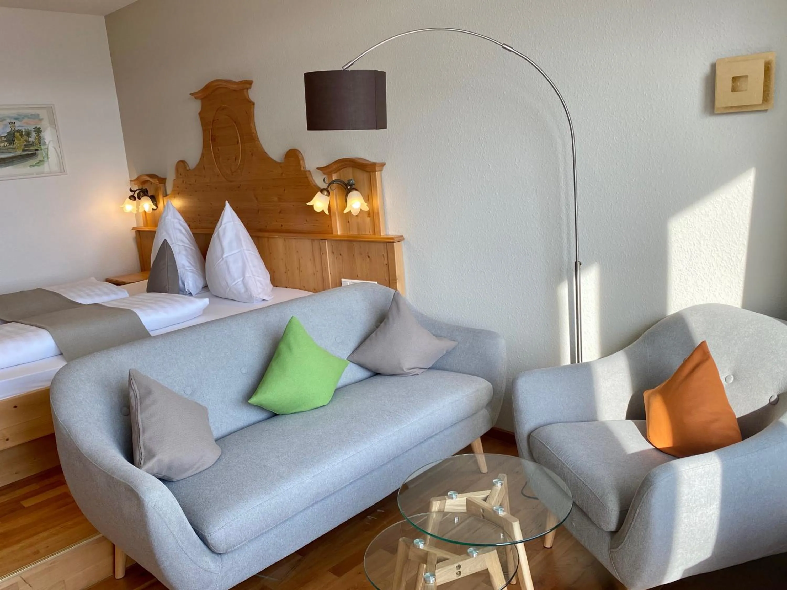 Bed in Hotel Landhaus Sternen