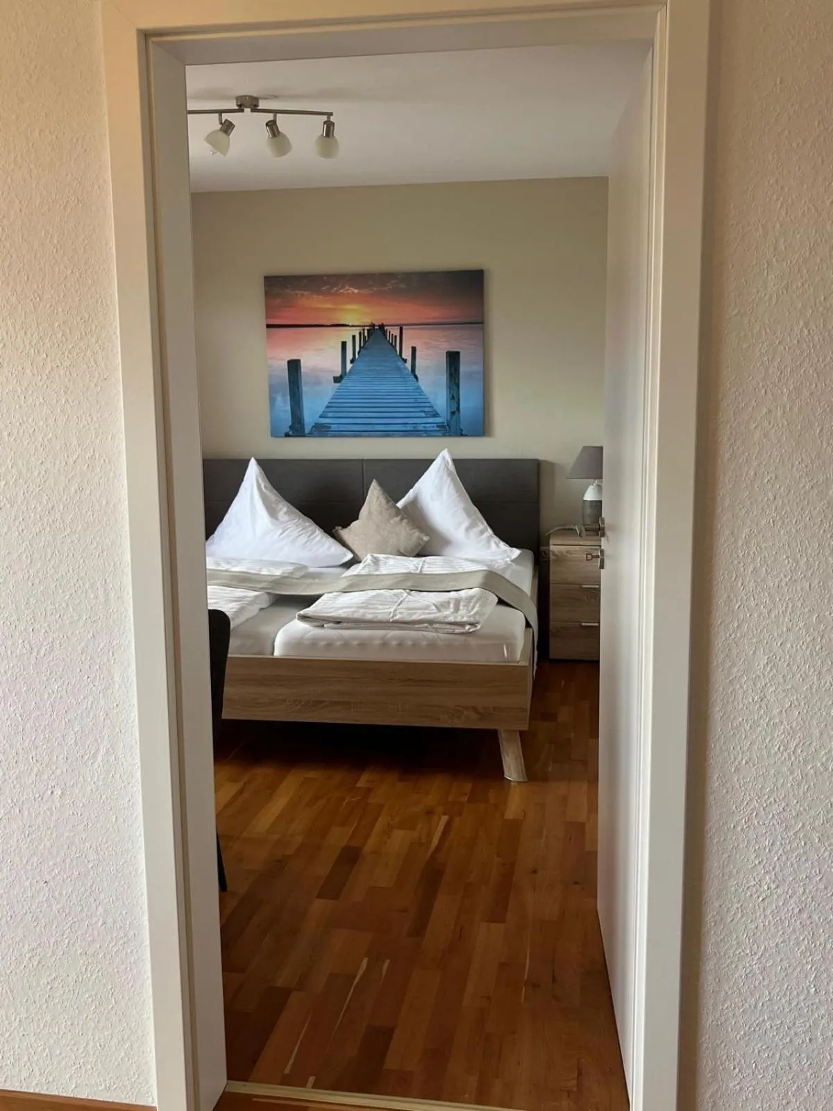 Bed in Hotel Landhaus Sternen