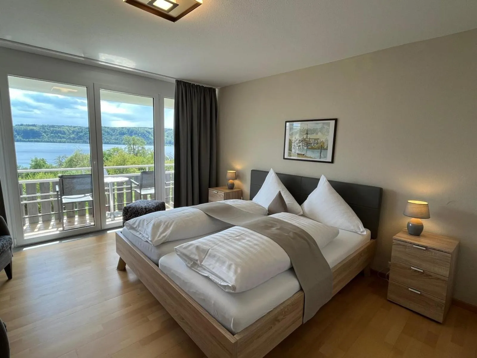 Bed in Hotel Landhaus Sternen