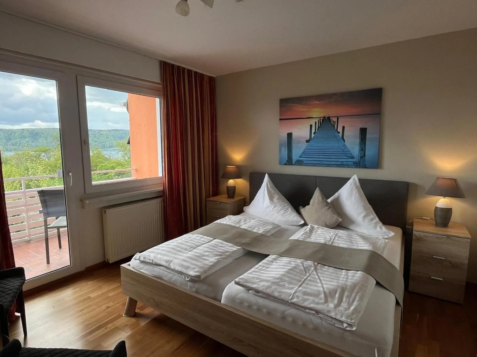Bed in Hotel Landhaus Sternen