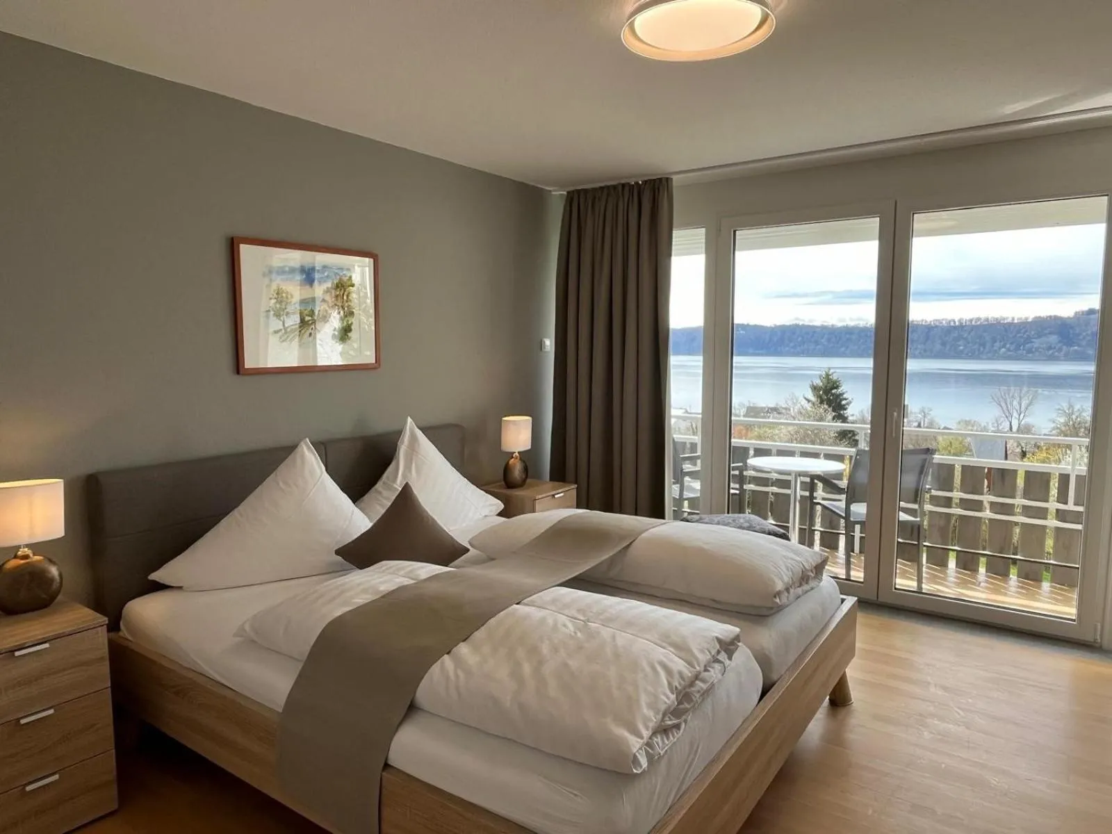 Bed in Hotel Landhaus Sternen