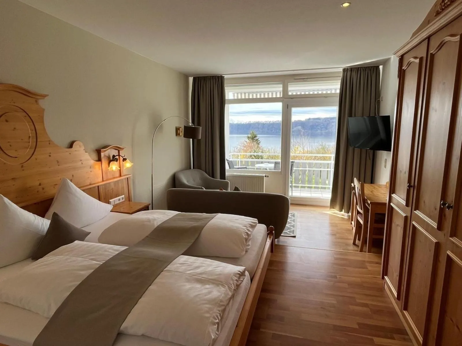 Bed in Hotel Landhaus Sternen