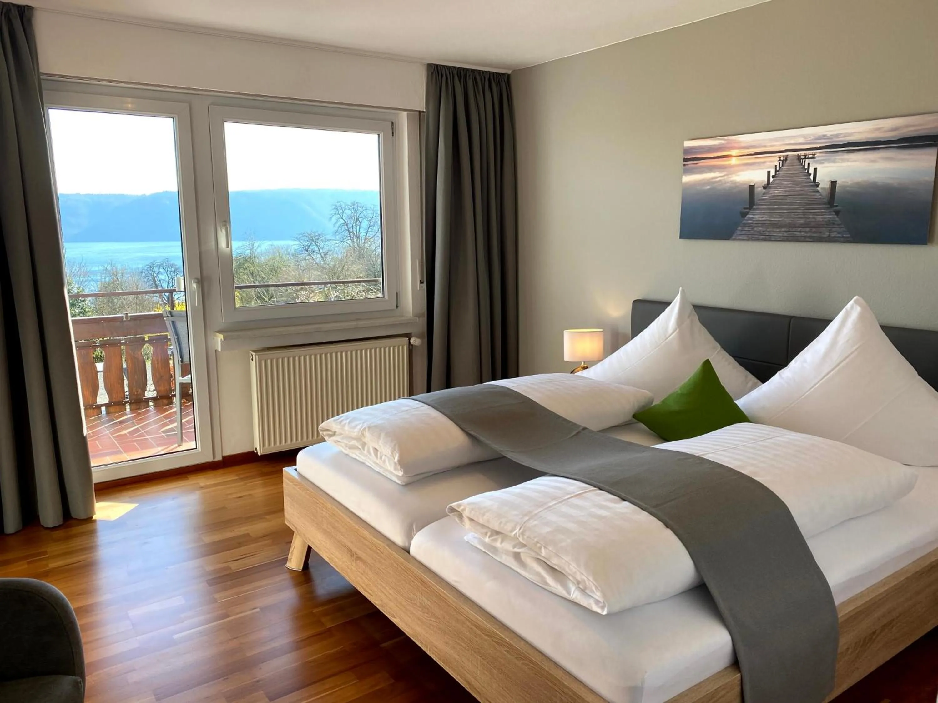 Bed in Hotel Landhaus Sternen