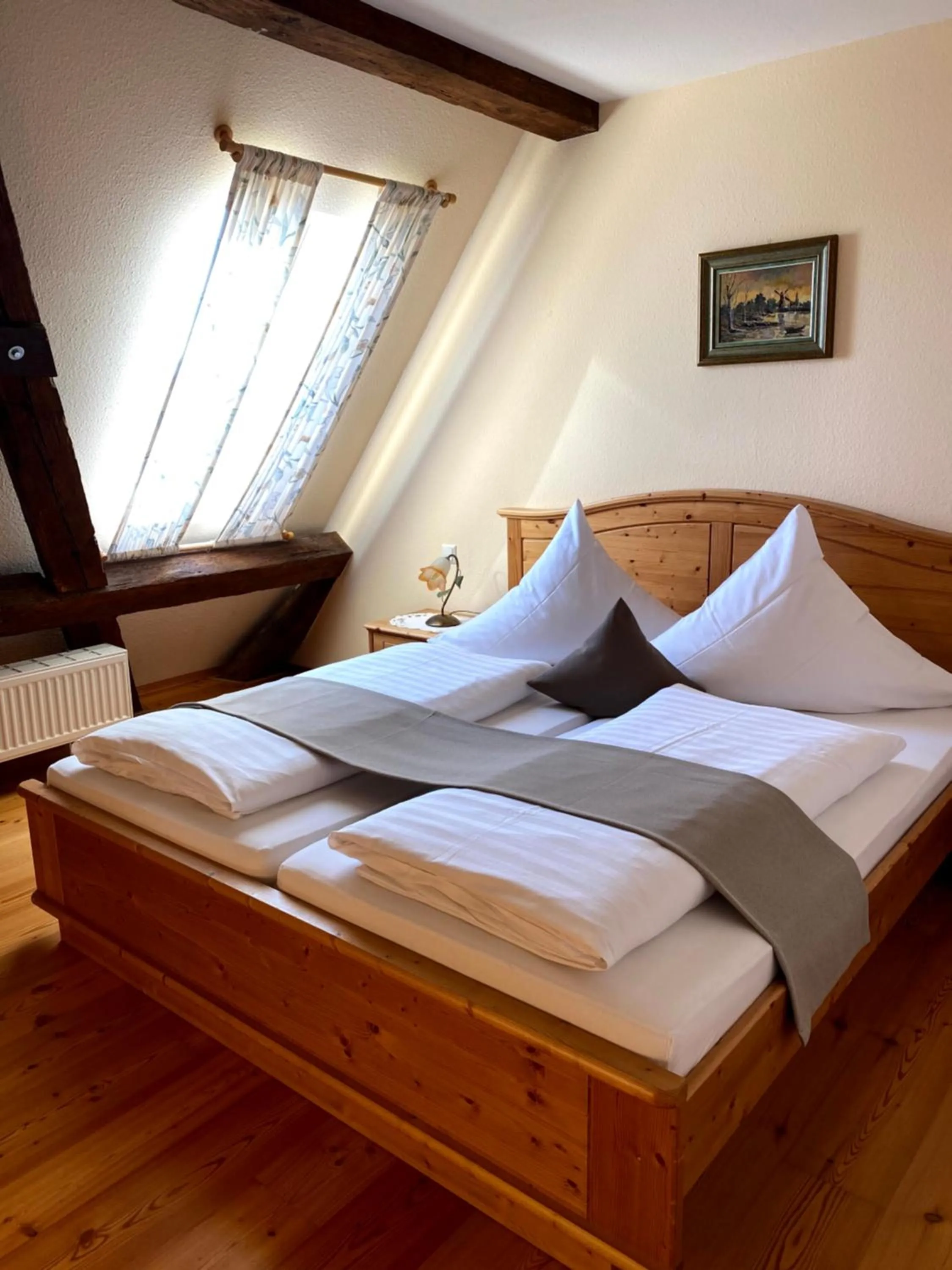Bed in Hotel Landhaus Sternen
