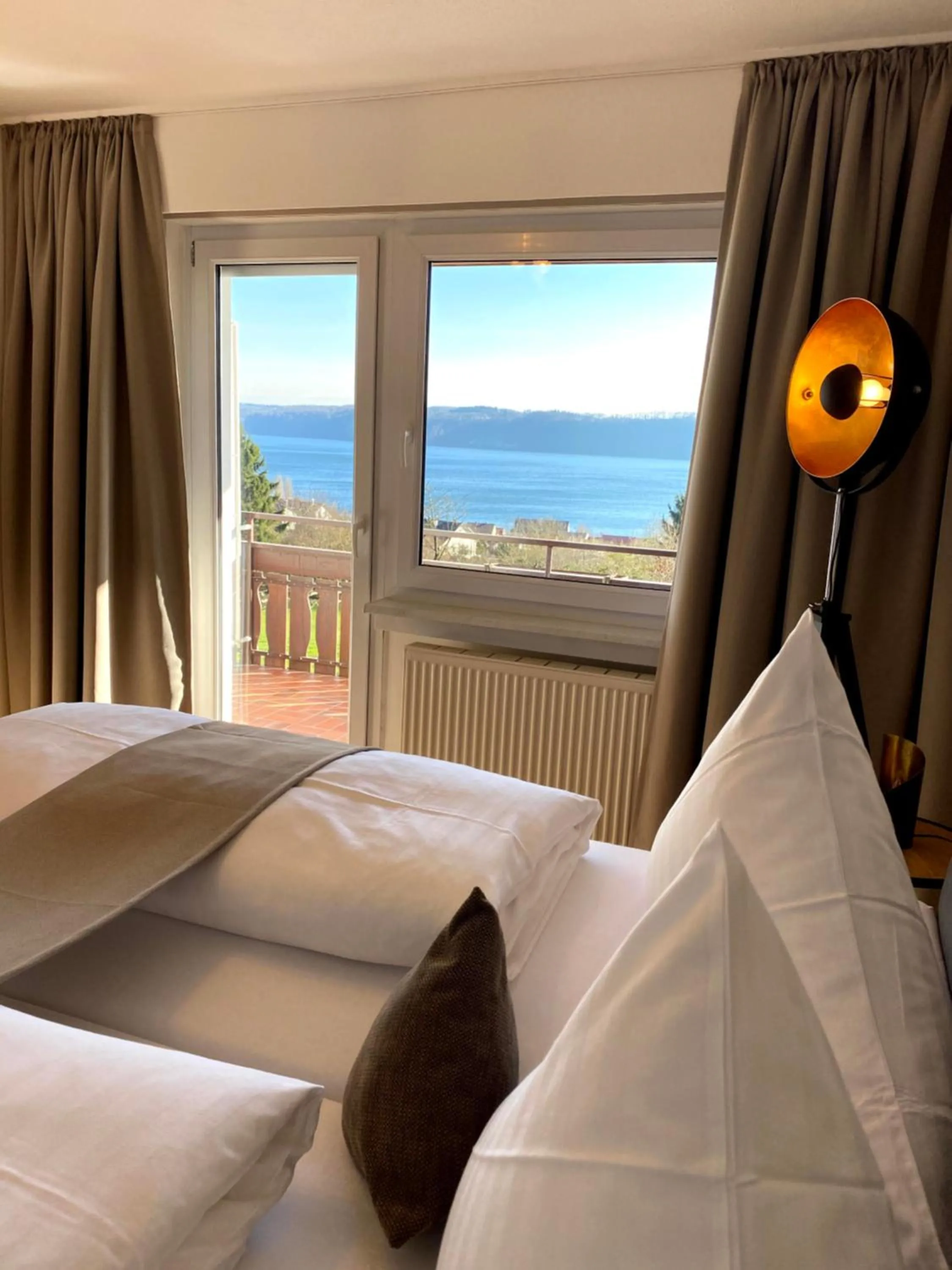 Bed in Hotel Landhaus Sternen