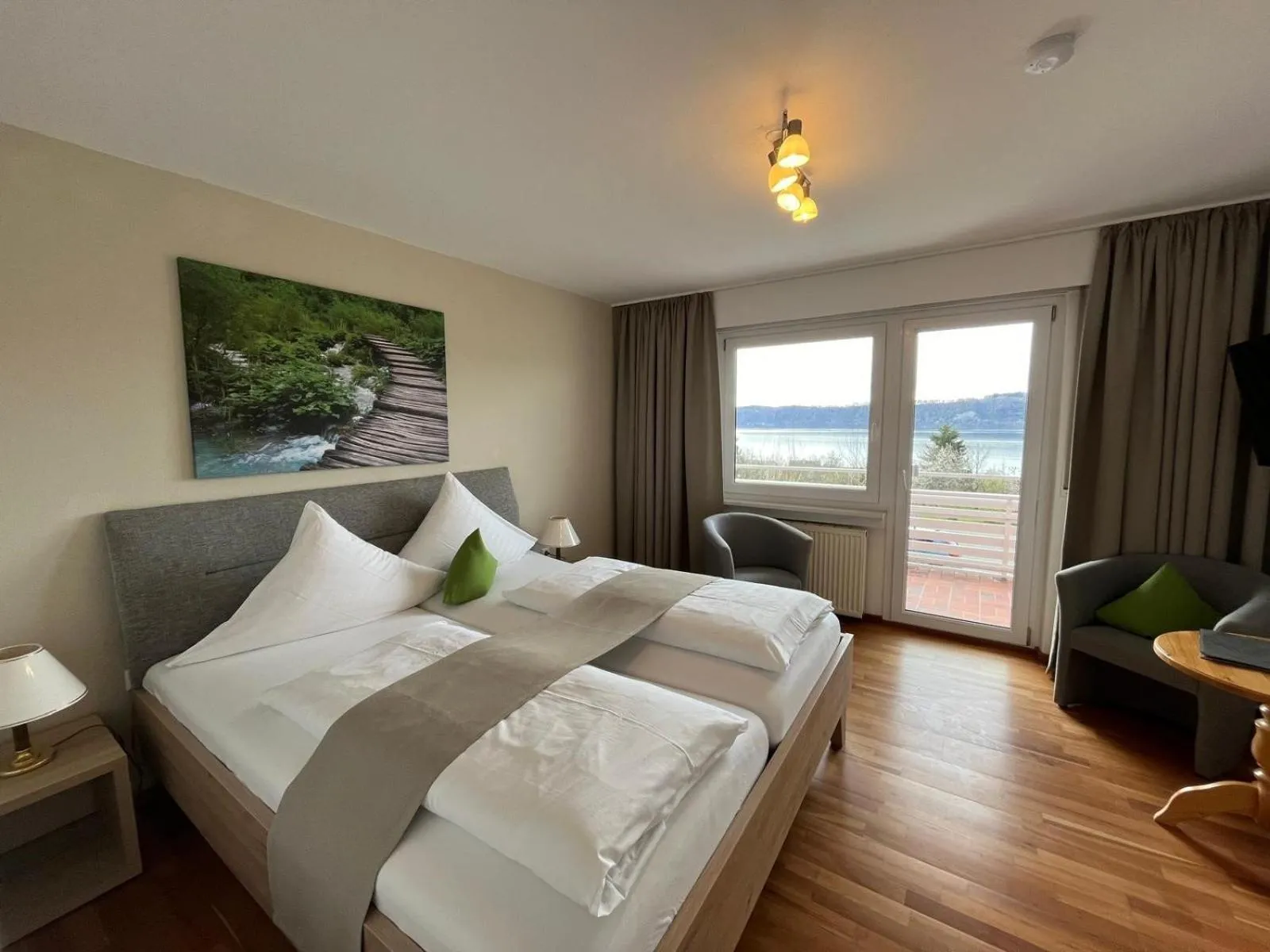 Photo of the whole room, Bed in Hotel Landhaus Sternen