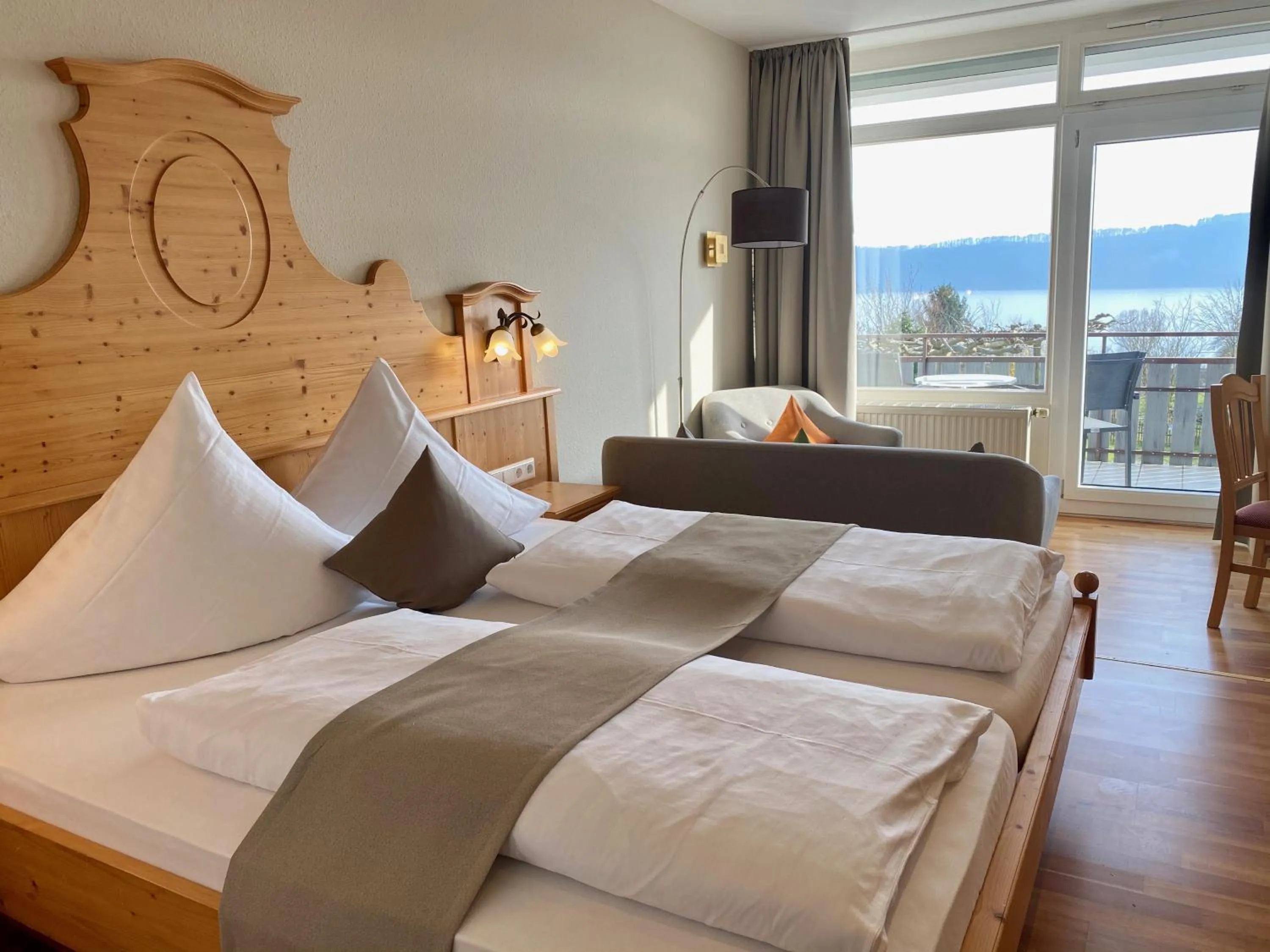 Bed in Hotel Landhaus Sternen