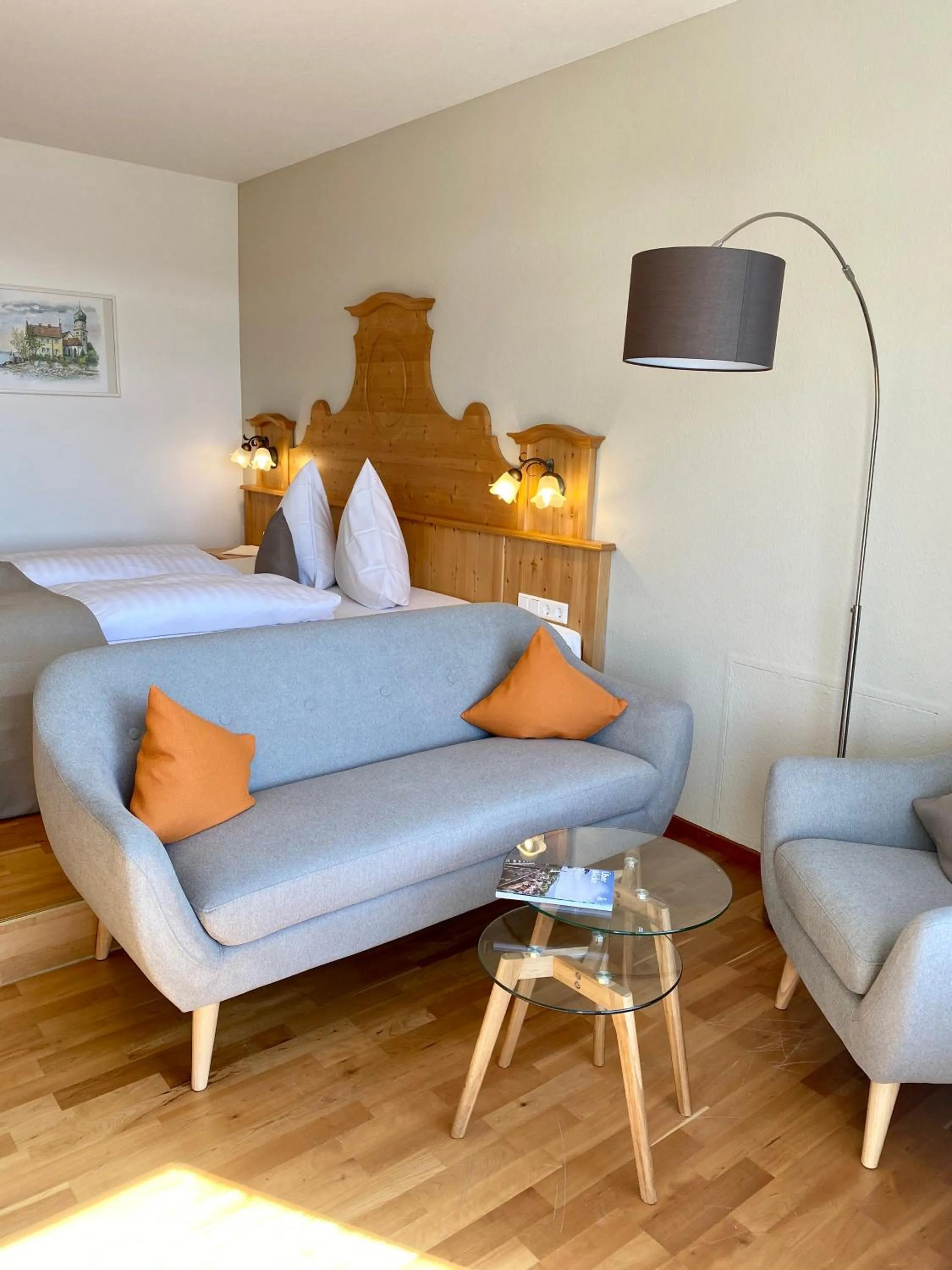 Bed in Hotel Landhaus Sternen