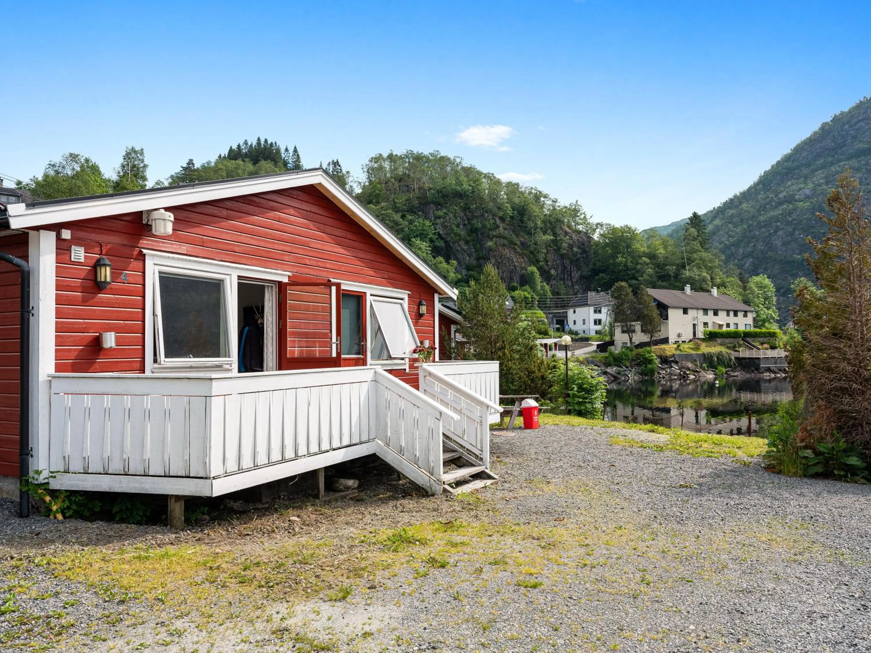 Patio in Grimen Camping