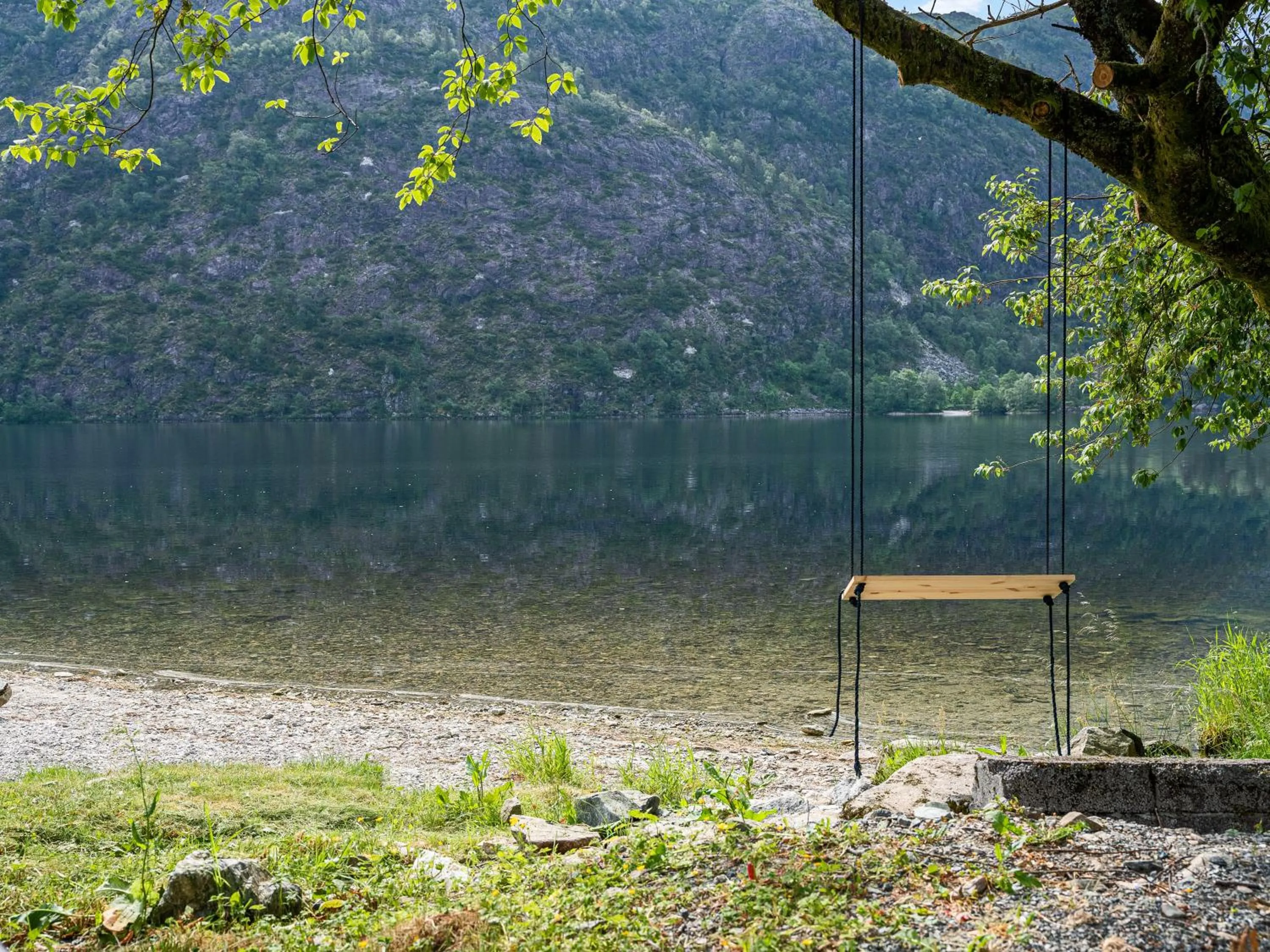 Beach in Grimen Camping