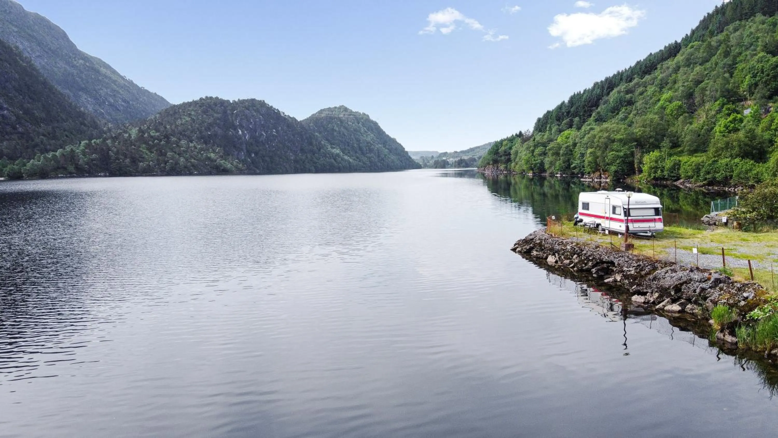 On site in Grimen Camping