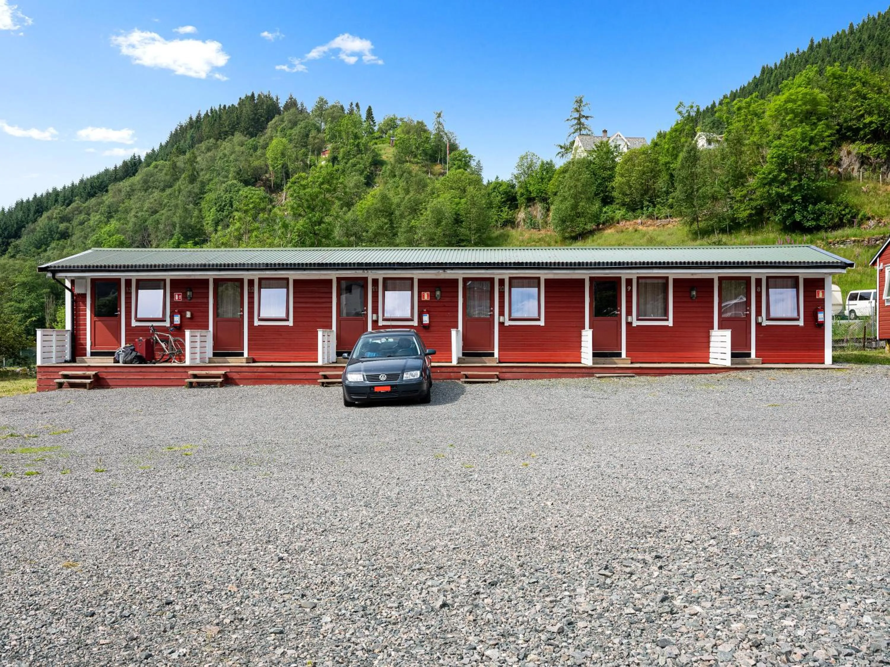 Facade/entrance in Grimen Camping