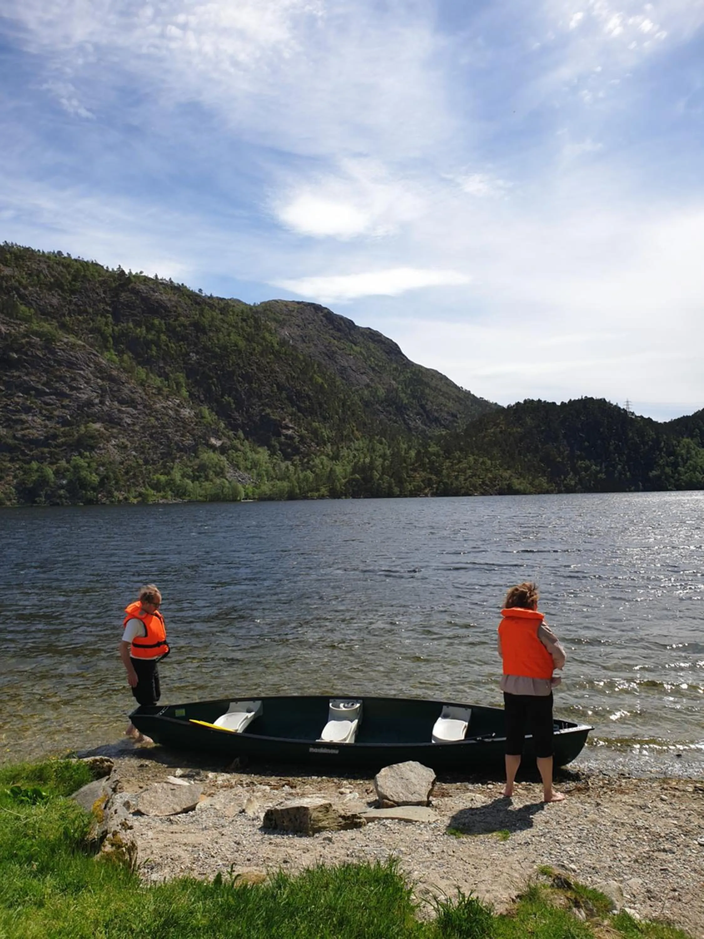 Bird's eye view in Grimen Camping