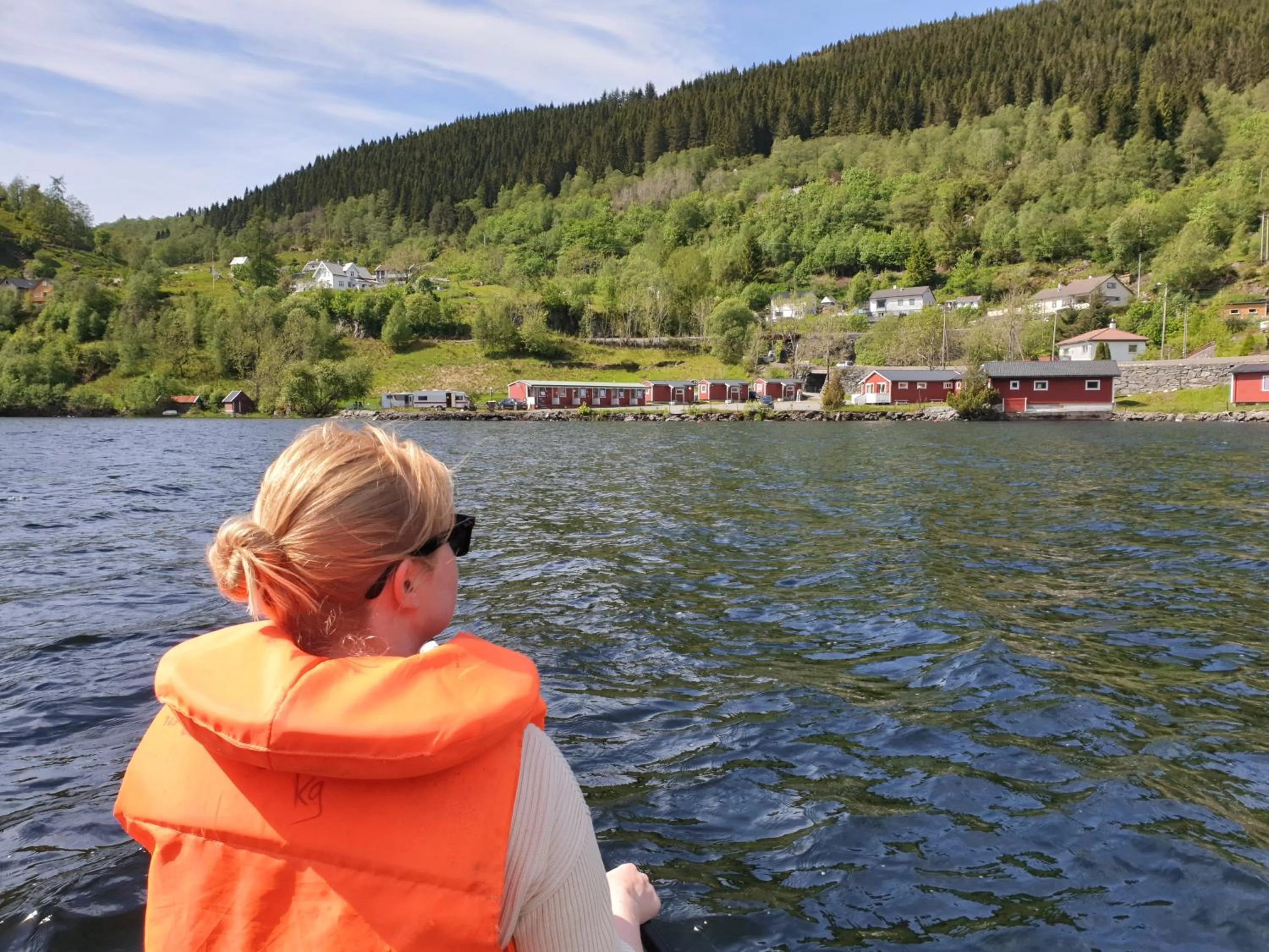 People in Grimen Camping