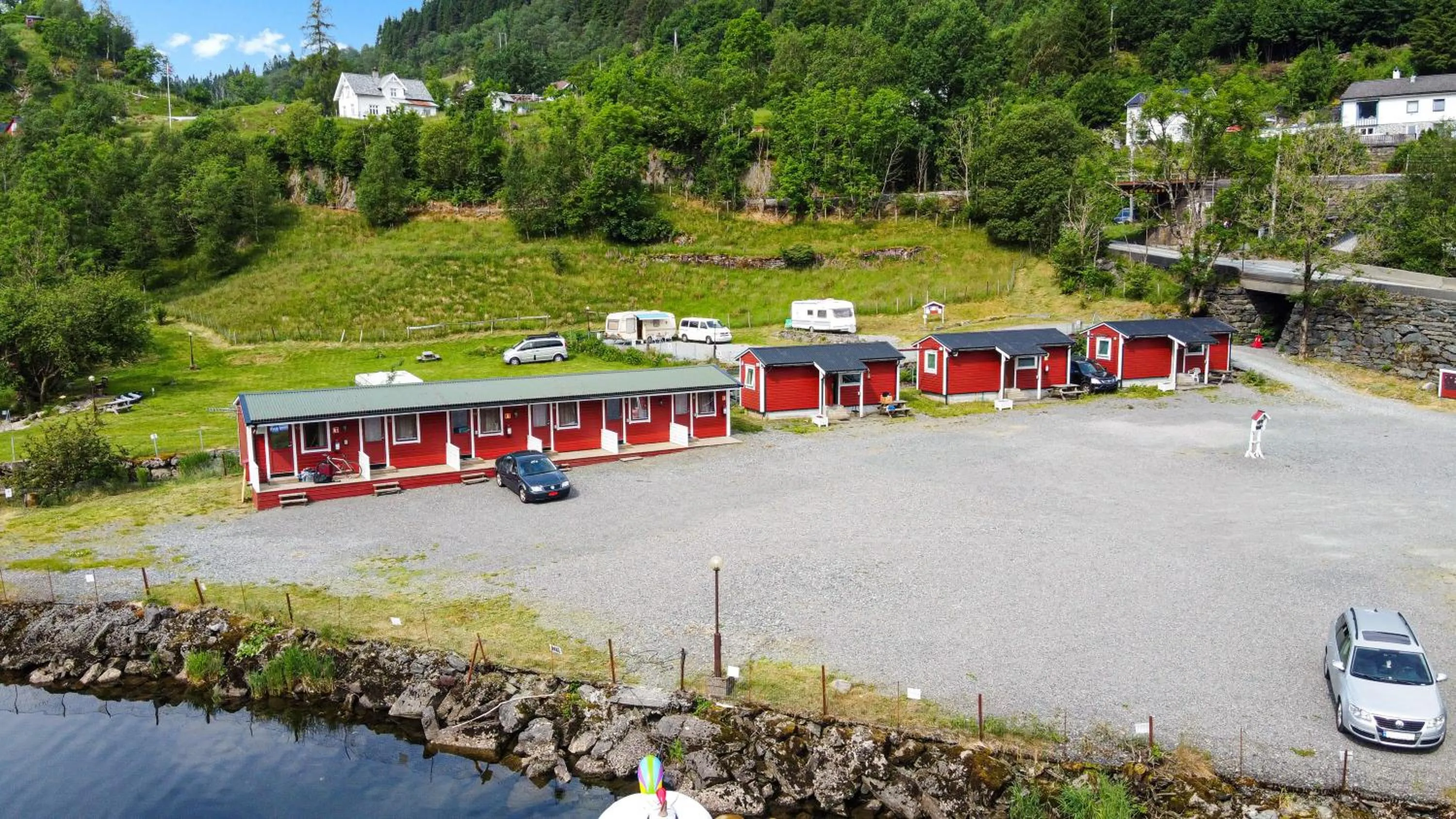 Property building in Grimen Camping