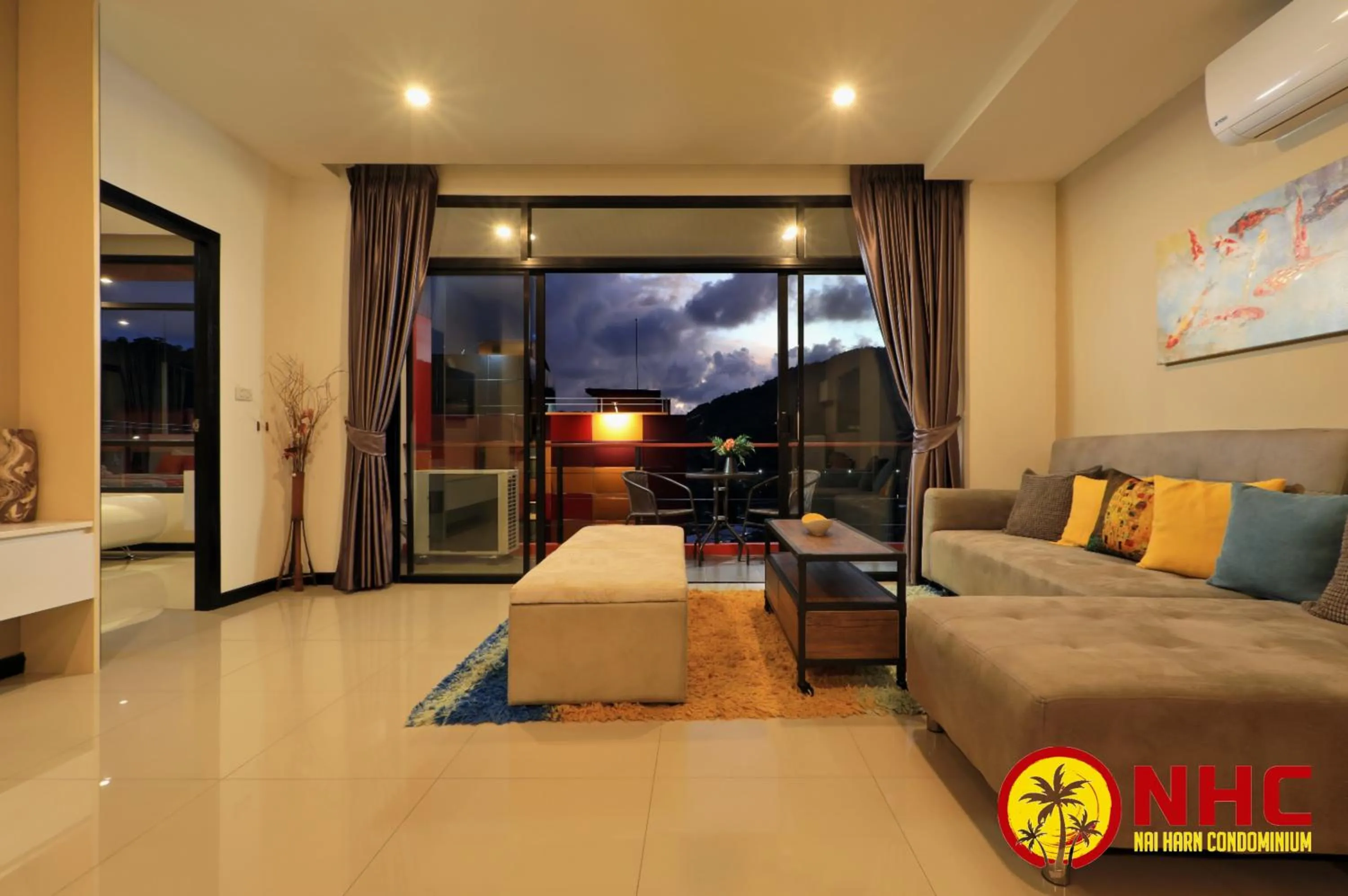 Balcony/Terrace in Nai Harn Condominium