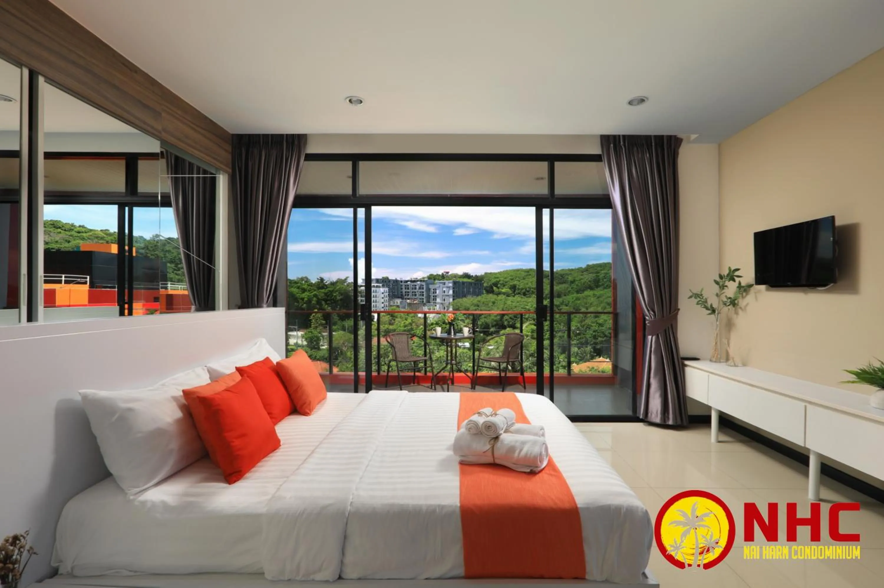 Bed in Nai Harn Condominium