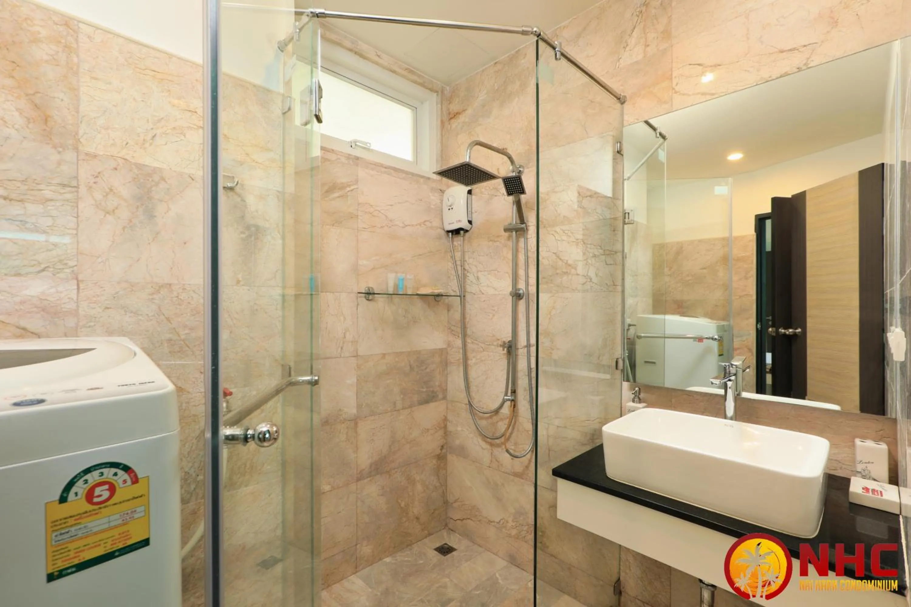 Shower in Nai Harn Condominium