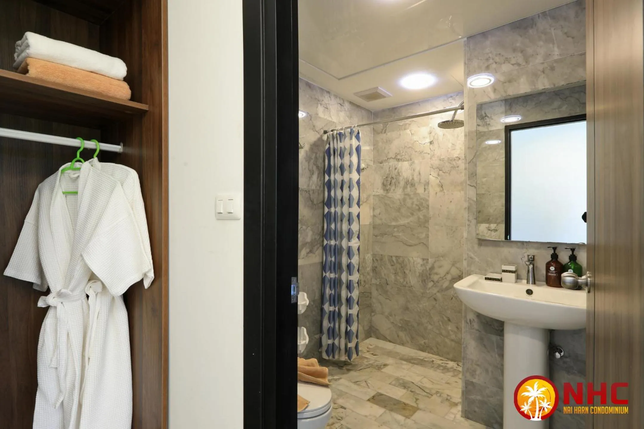 Shower in Nai Harn Condominium