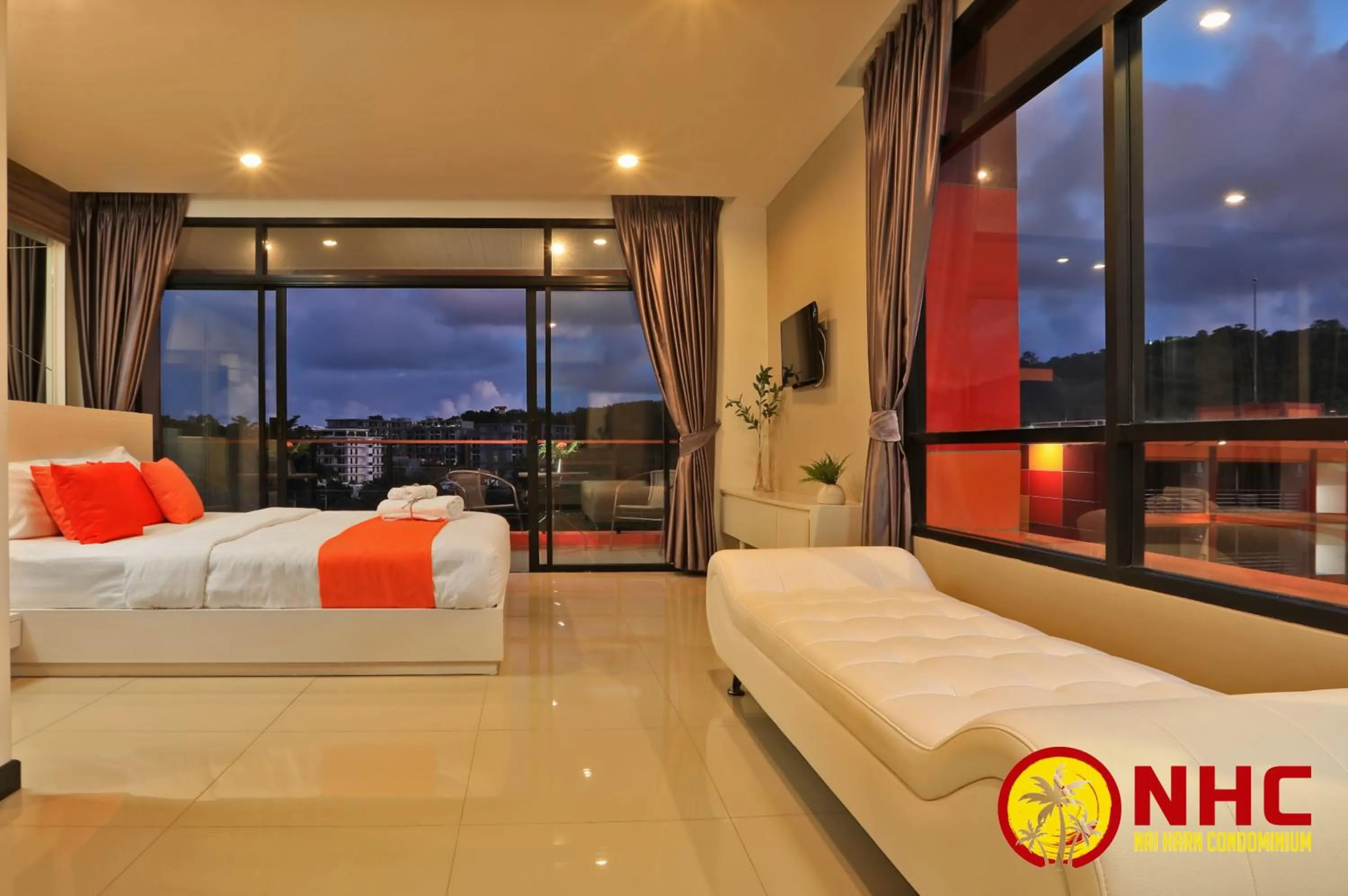 Bed in Nai Harn Condominium