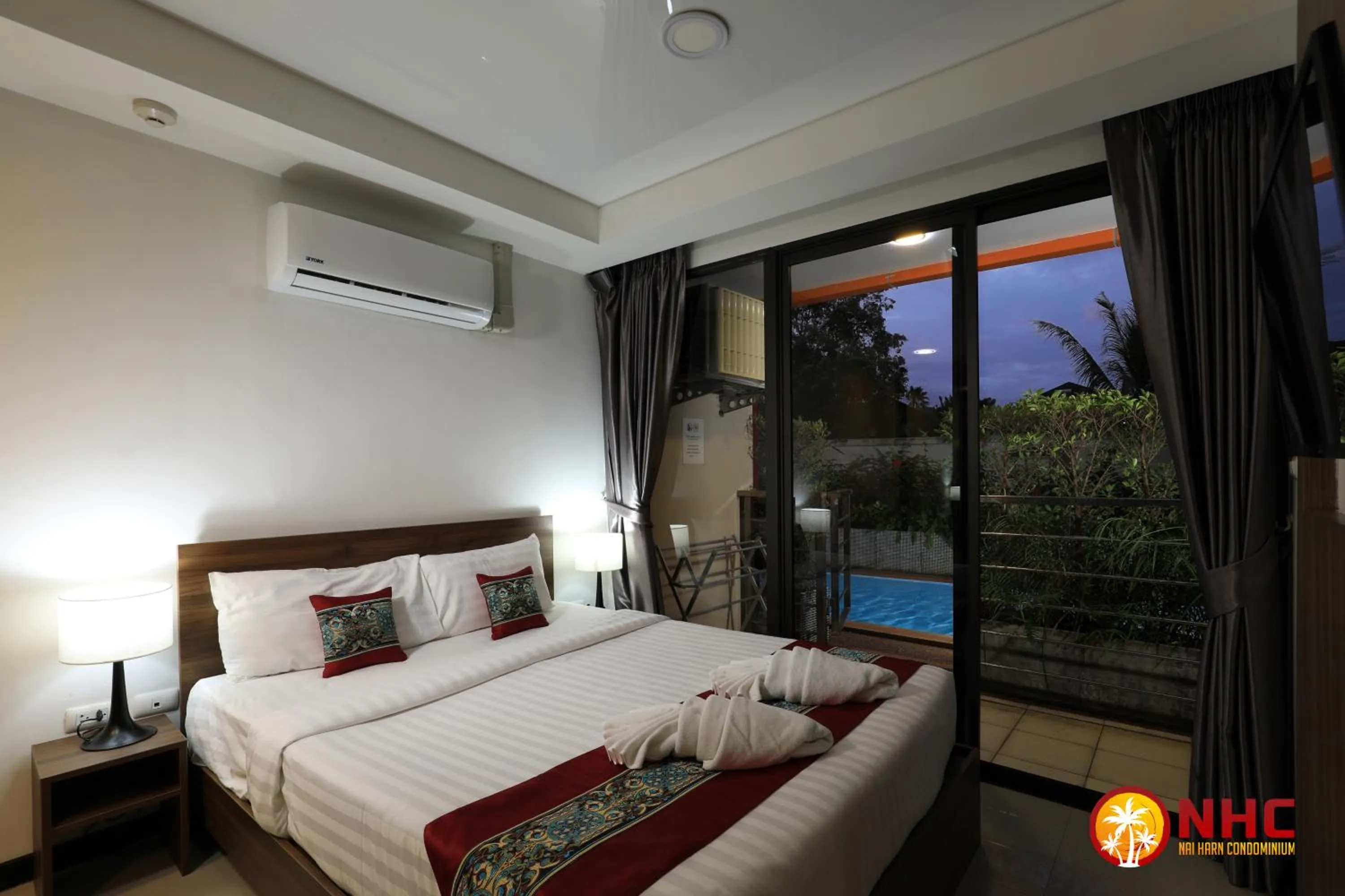 Bed in Nai Harn Condominium