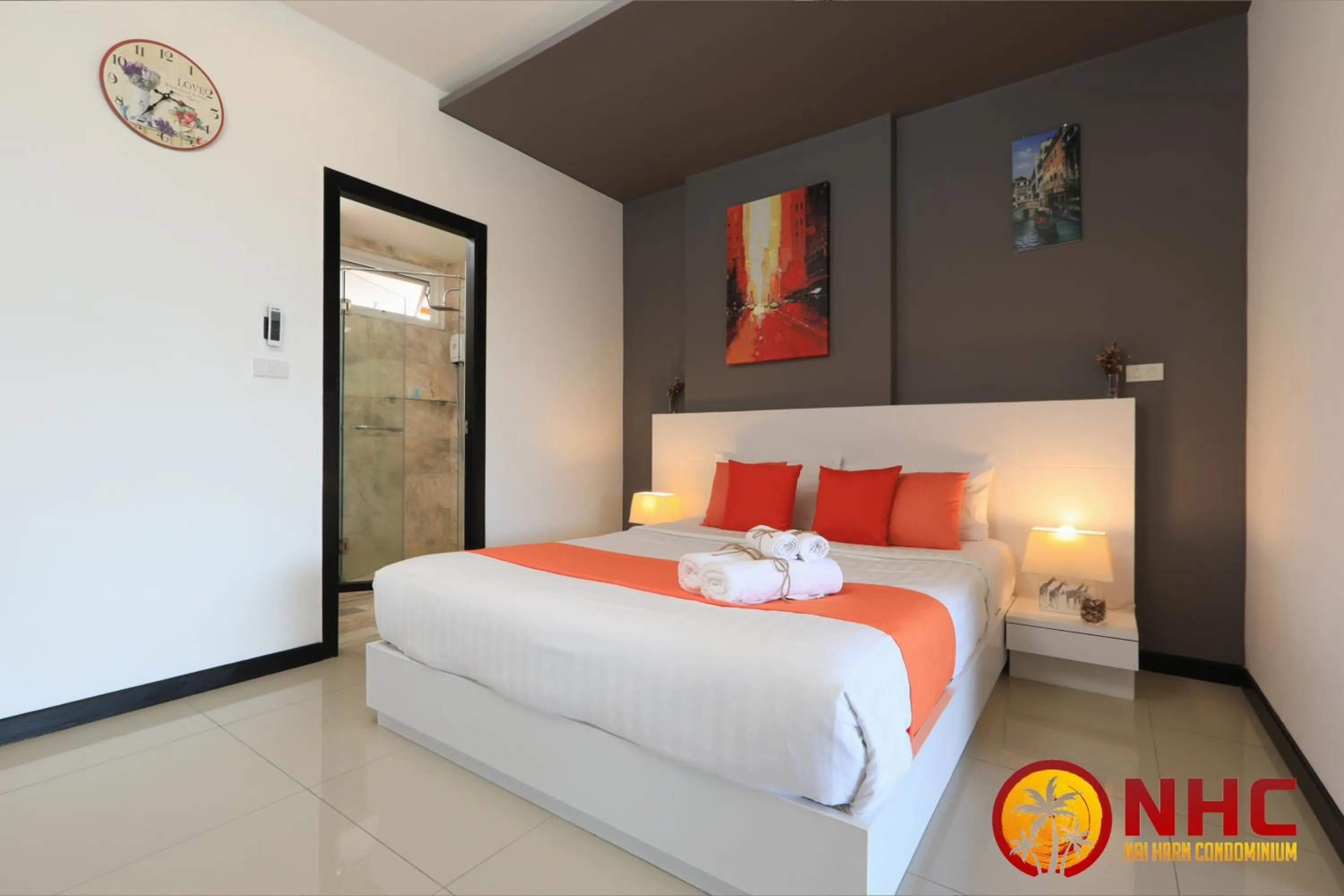 Bed in Nai Harn Condominium