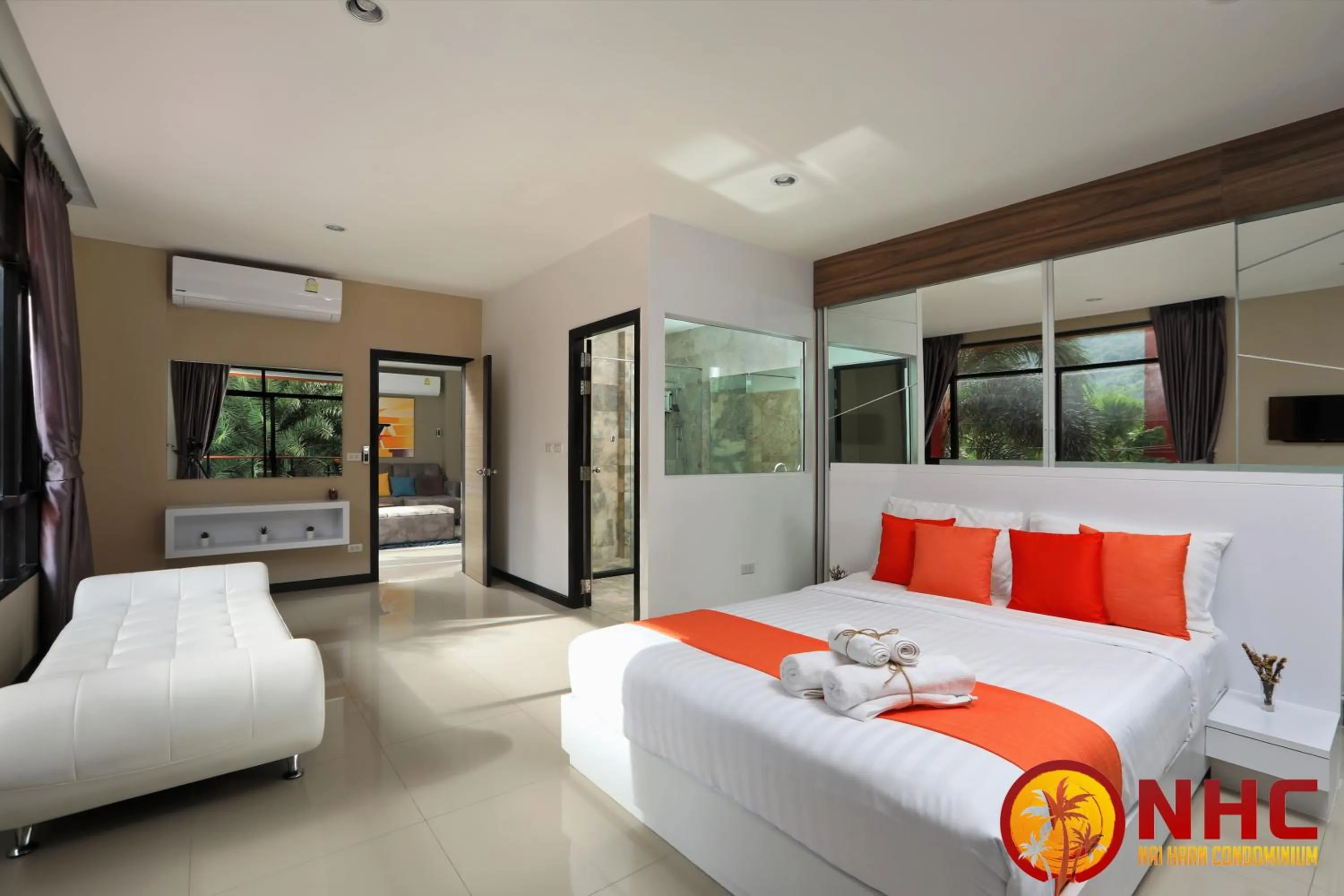 Bed in Nai Harn Condominium