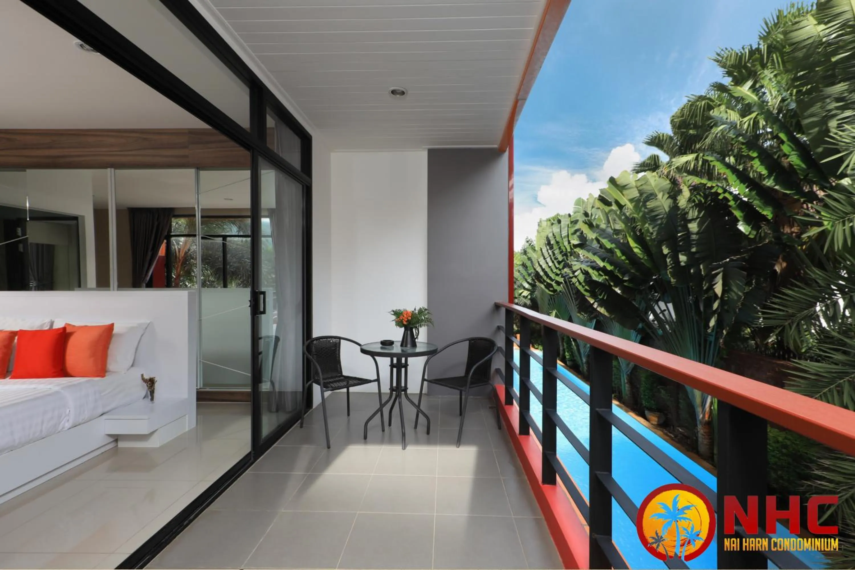 Balcony/Terrace in Nai Harn Condominium