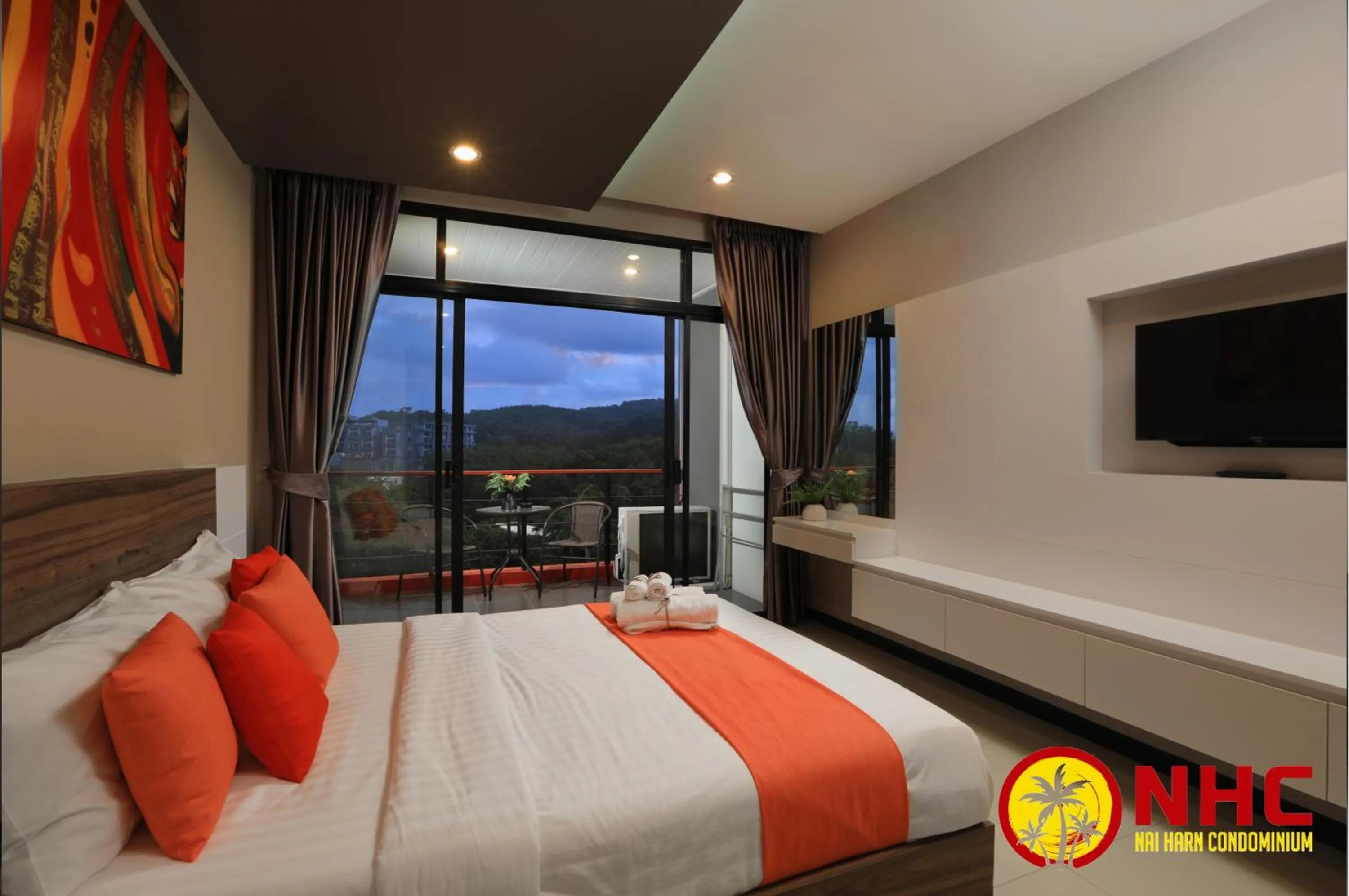 Bed in Nai Harn Condominium