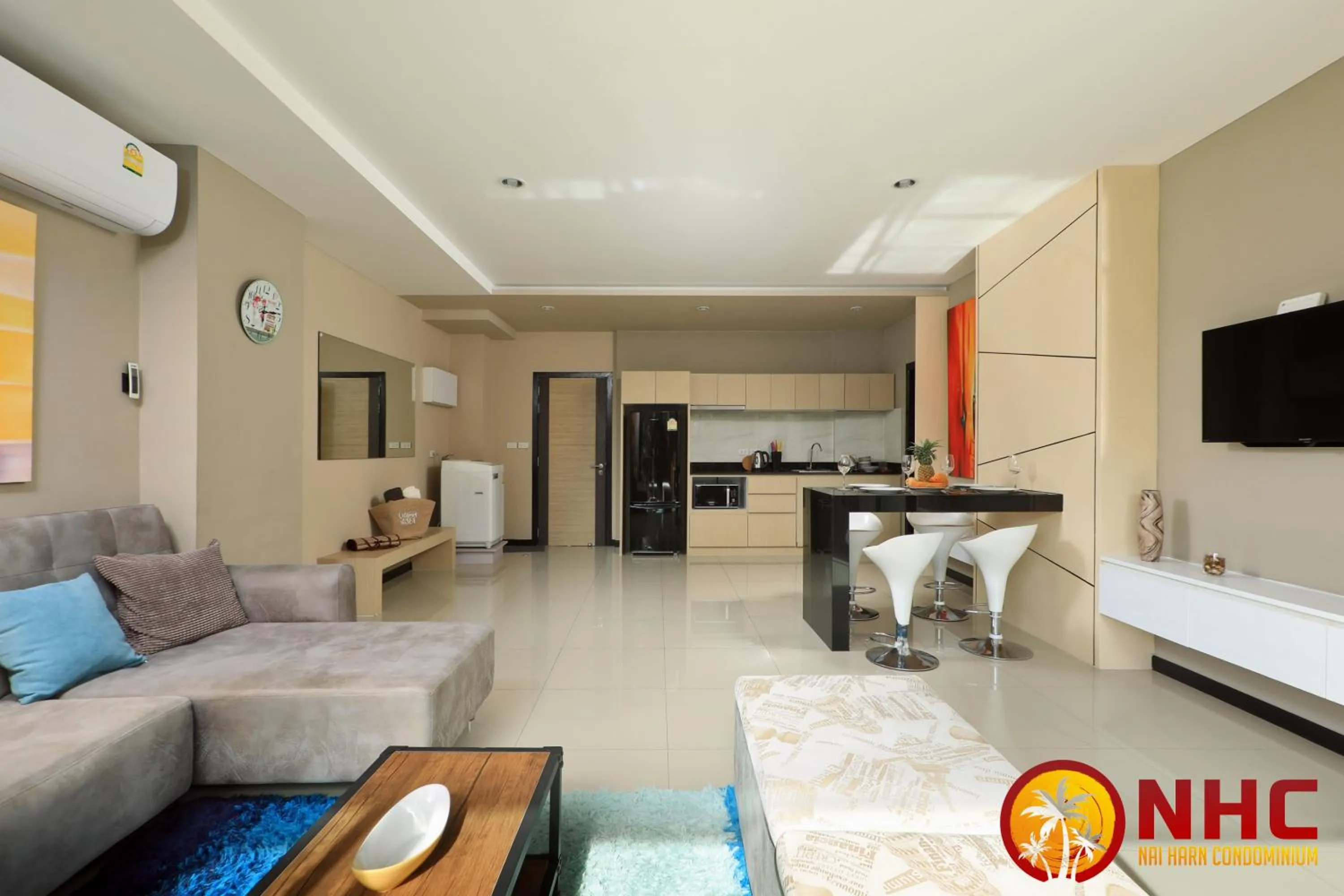 Communal lounge/ TV room in Nai Harn Condominium