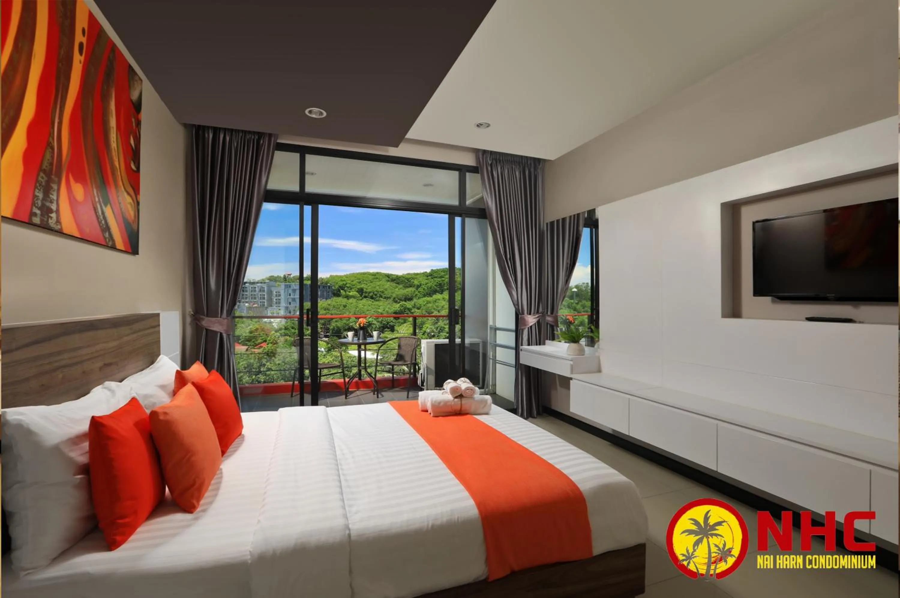 Bed in Nai Harn Condominium