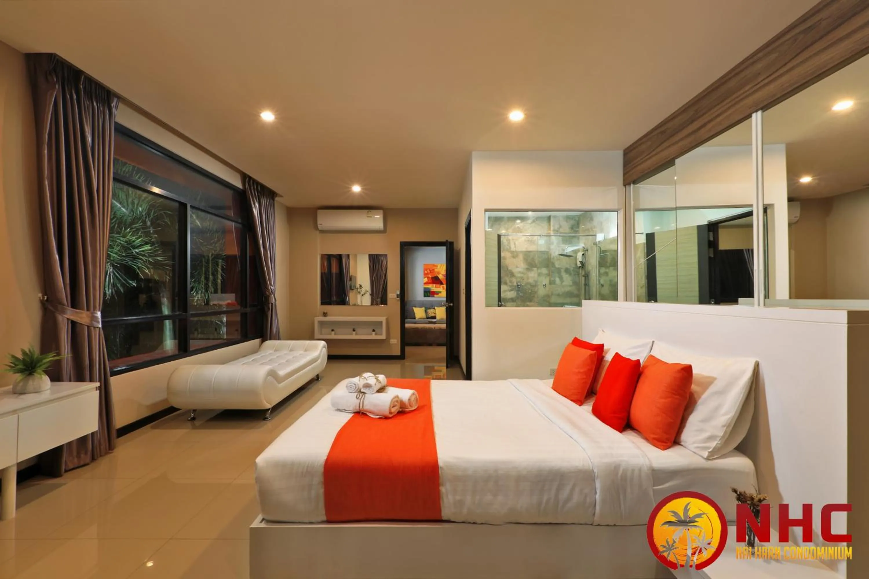 Bed in Nai Harn Condominium