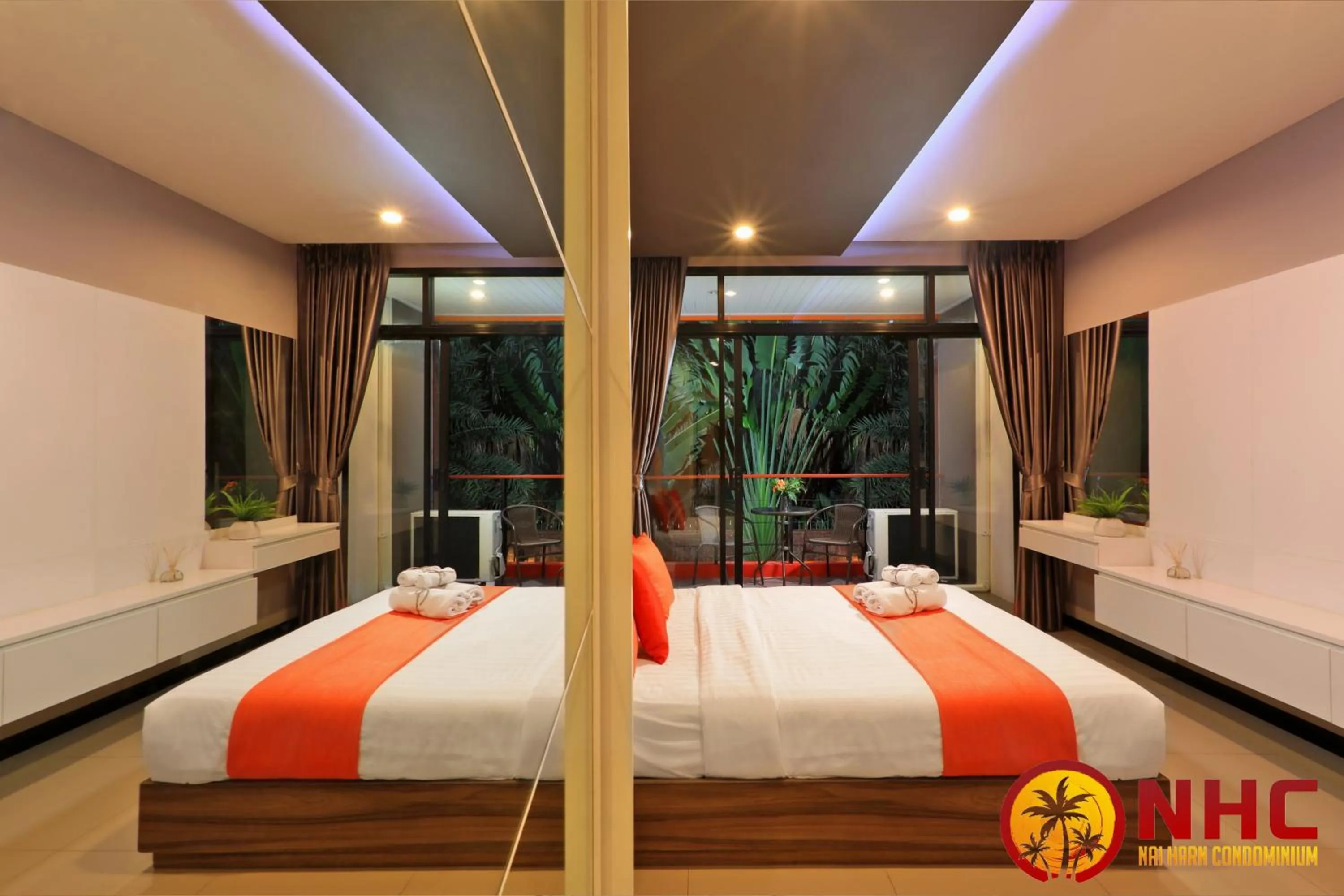 Bed in Nai Harn Condominium