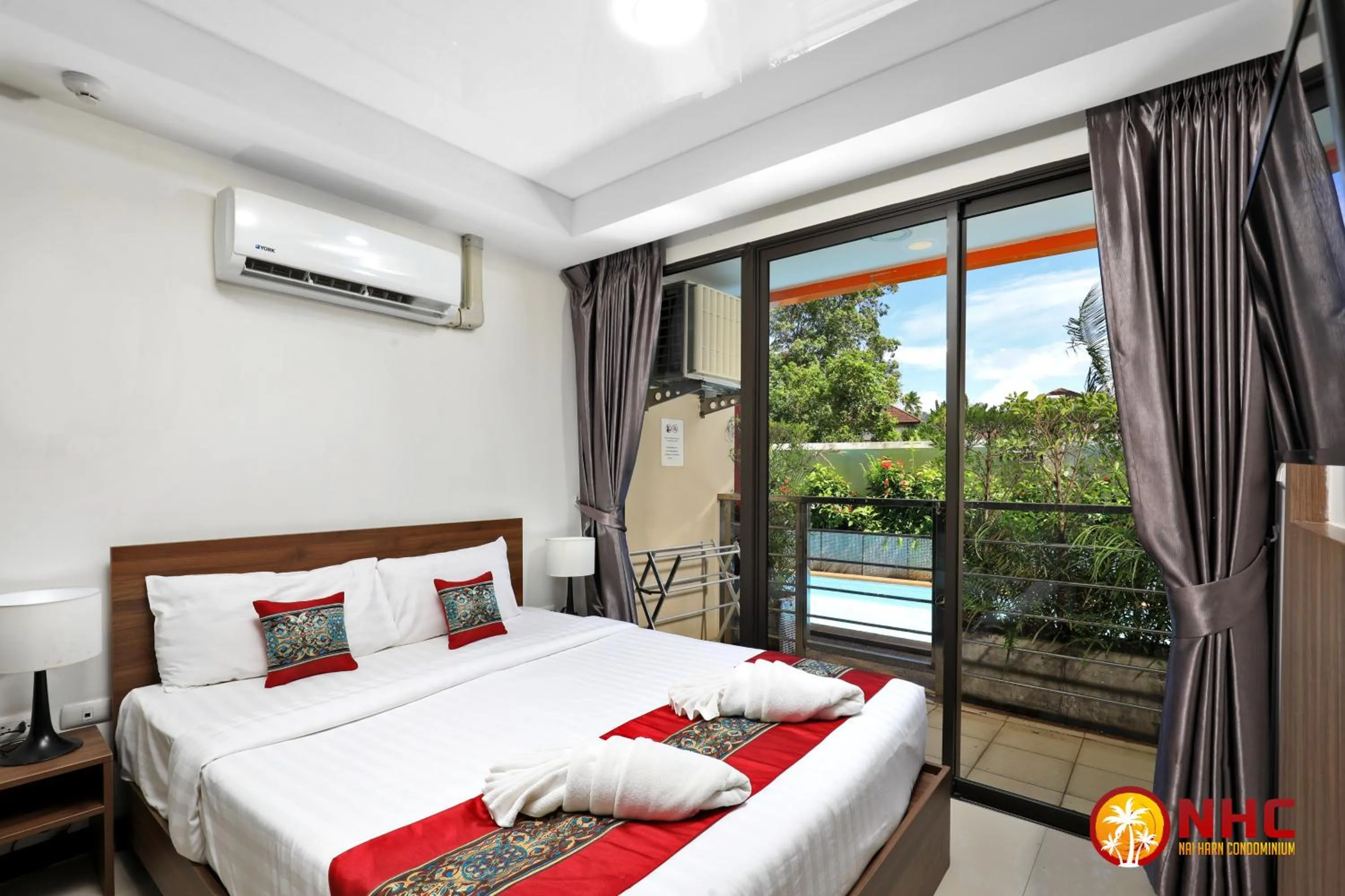 Bed in Nai Harn Condominium