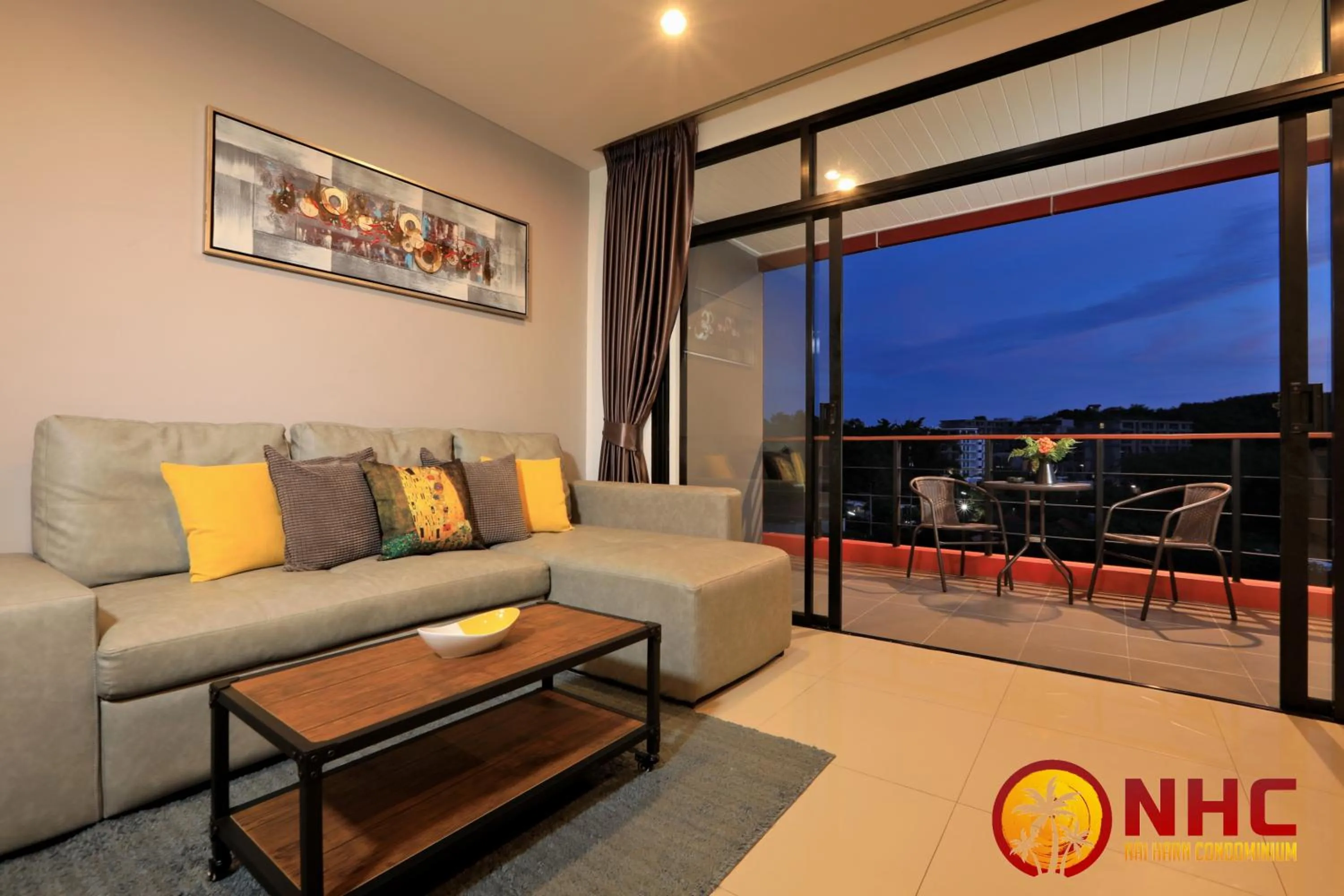 Balcony/Terrace in Nai Harn Condominium