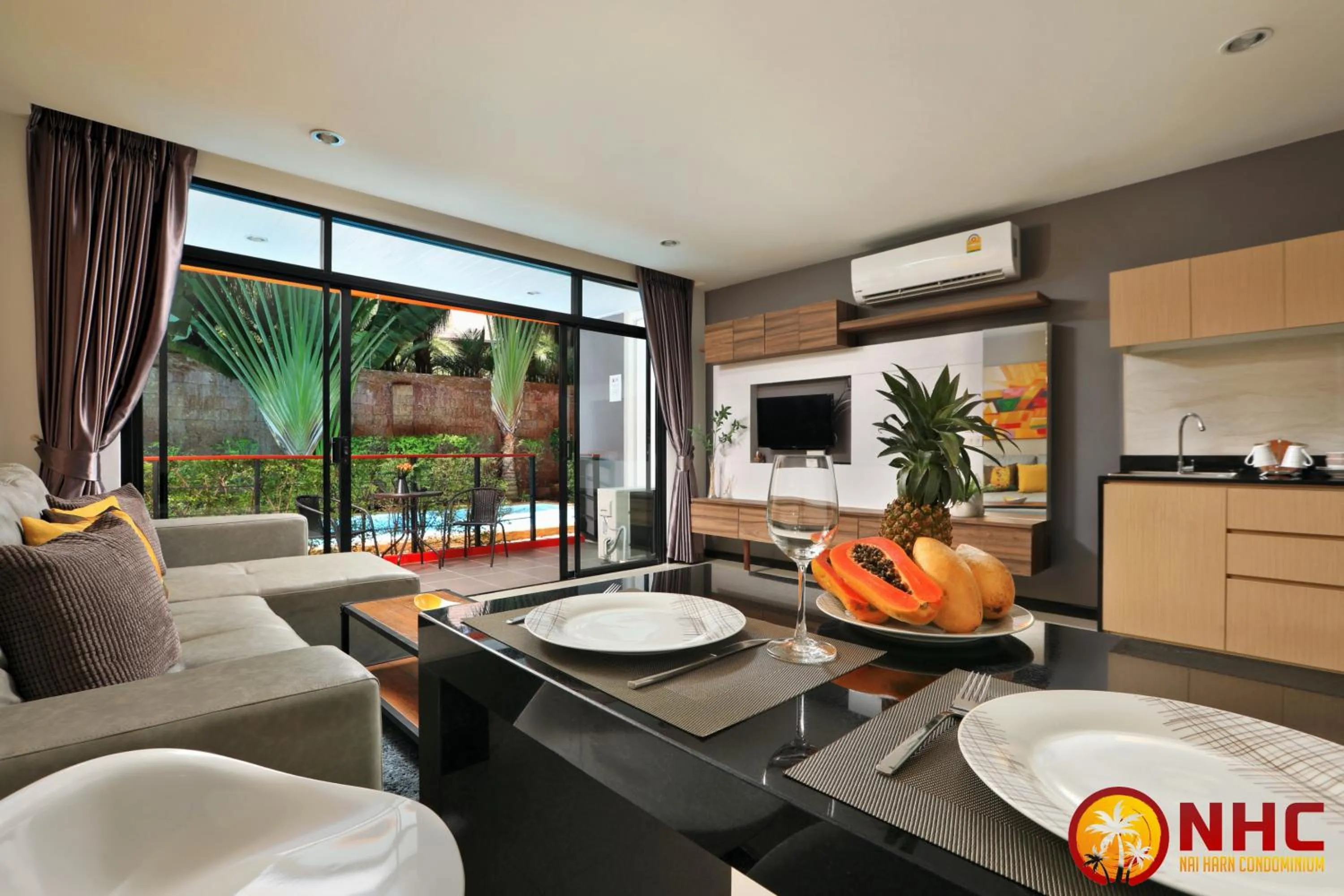 Balcony/Terrace in Nai Harn Condominium