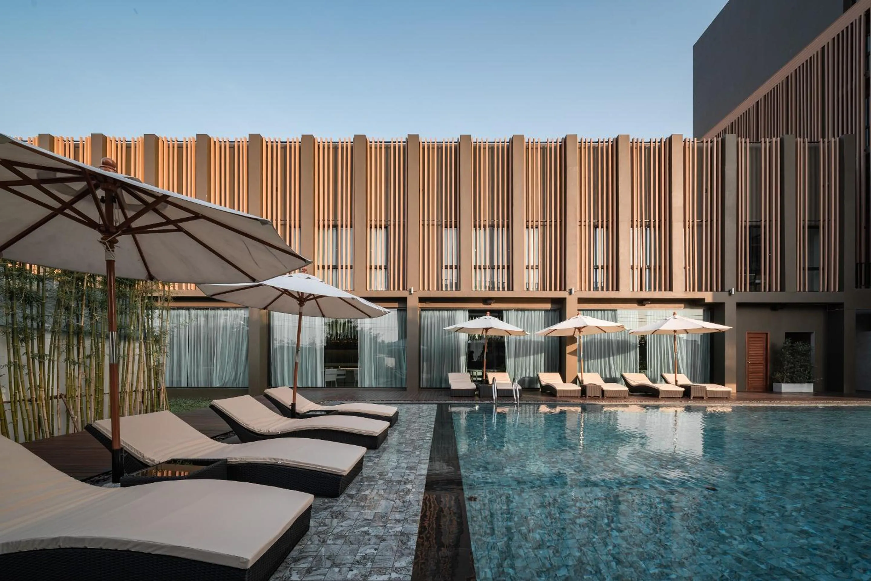 Swimming pool in Mandarin Eastville, Pattaya - SHA Extra Plus