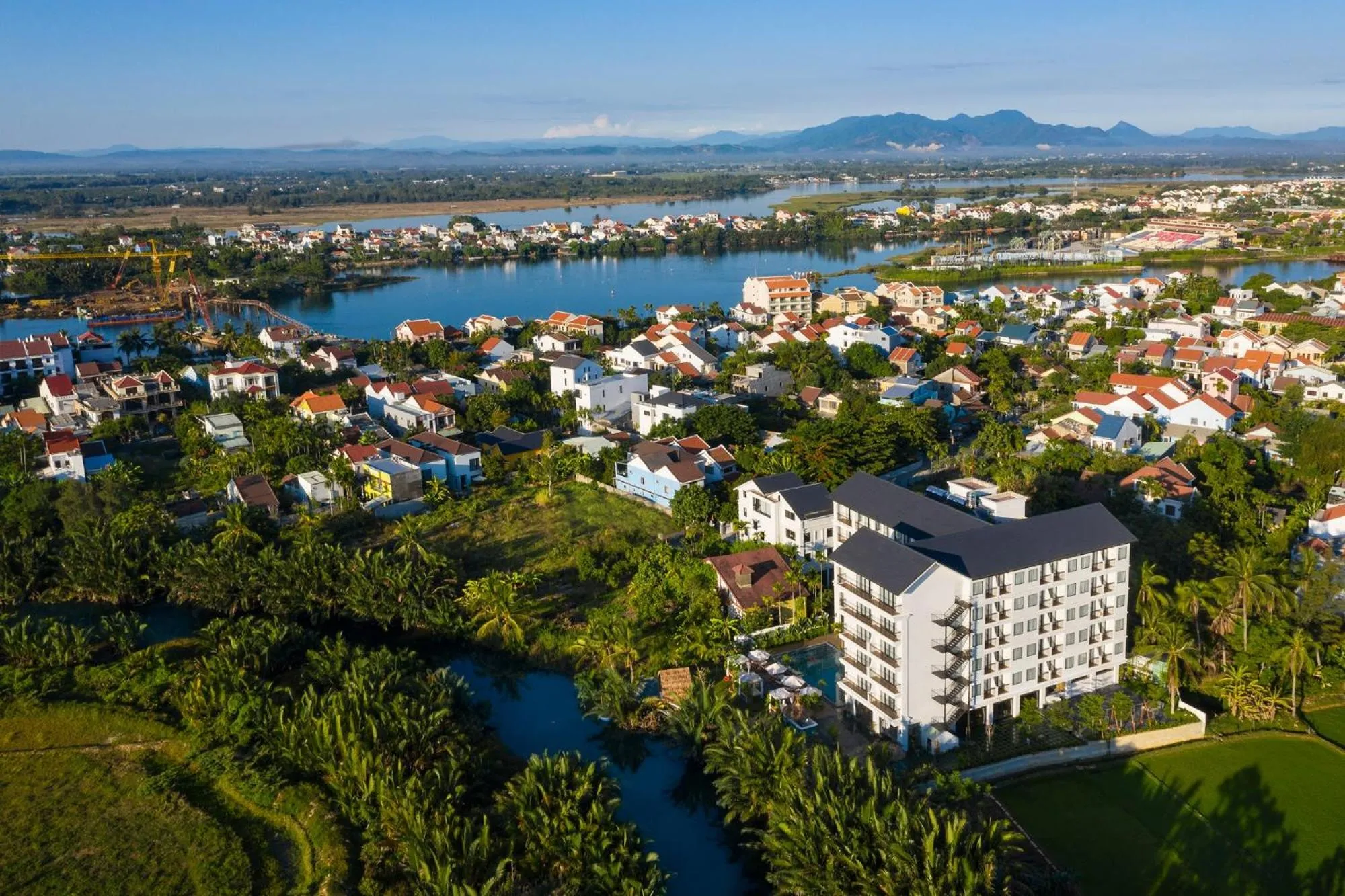 River view in Shining Riverside Hoi An Boutique & Spa
