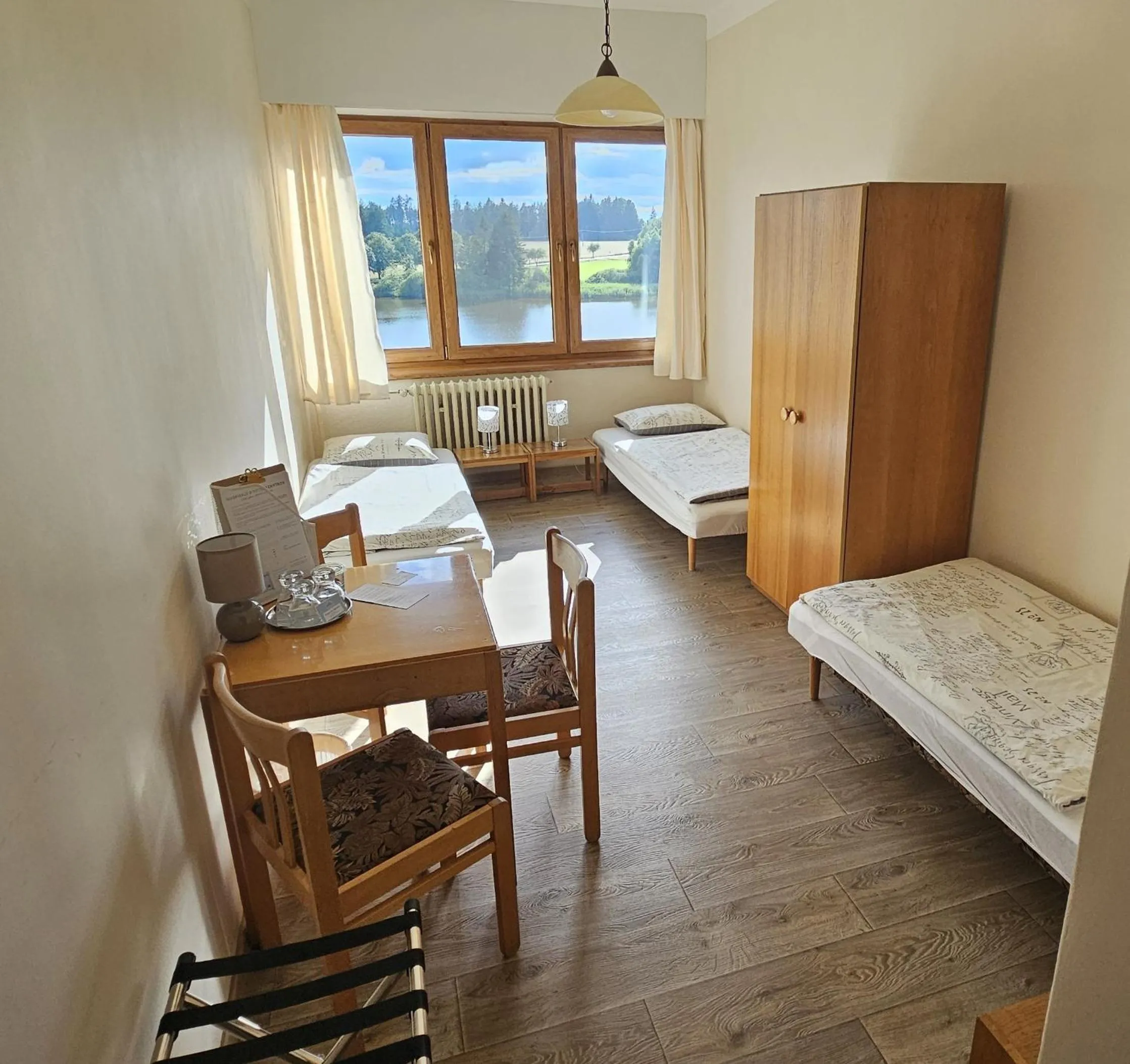 View (from property/room), Bed in Hotel Chytrov