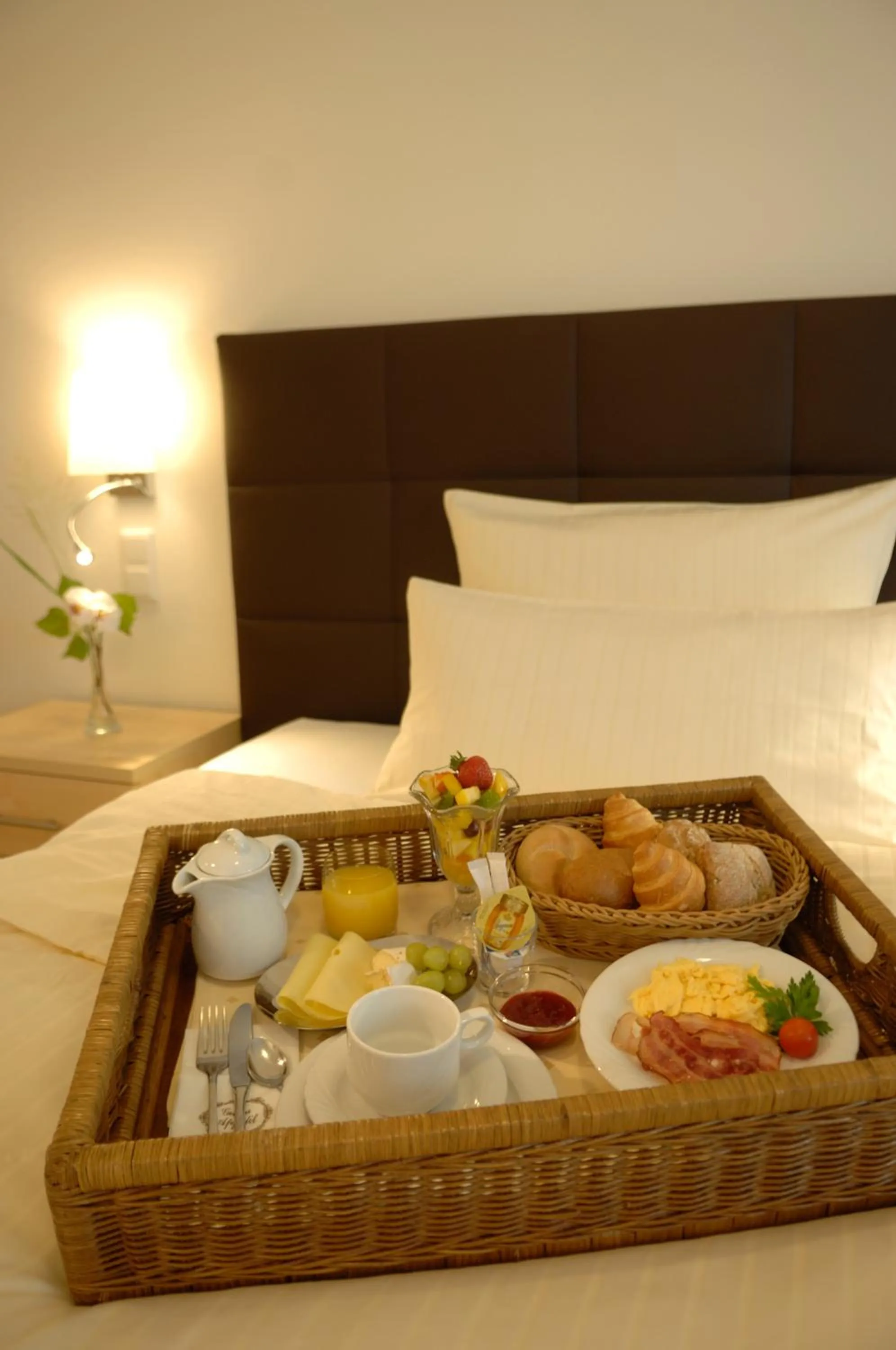 Decorative detail, Bed in Hotel-Restaurant Sebastianushof