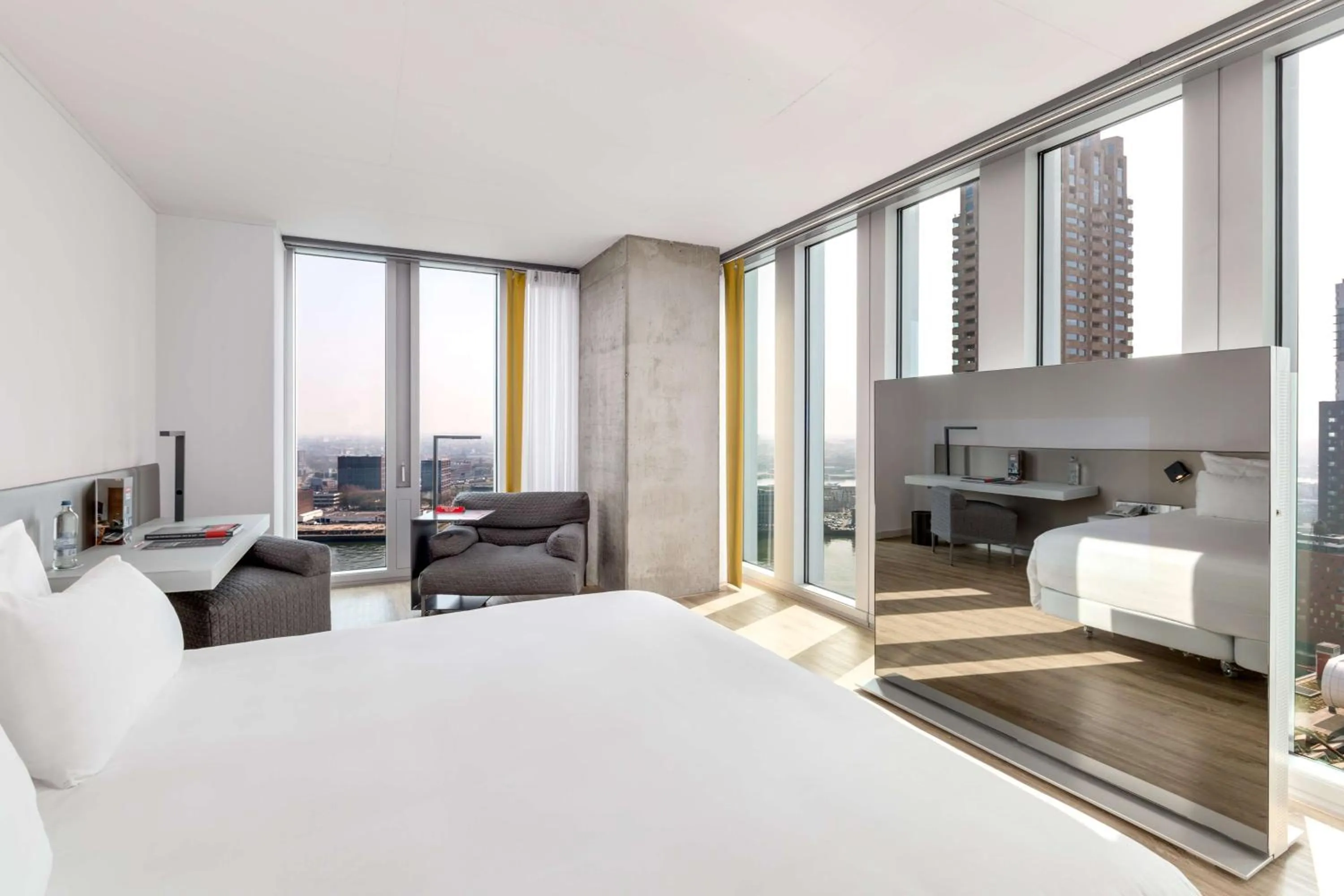 Bedroom, Bed in nhow Rotterdam