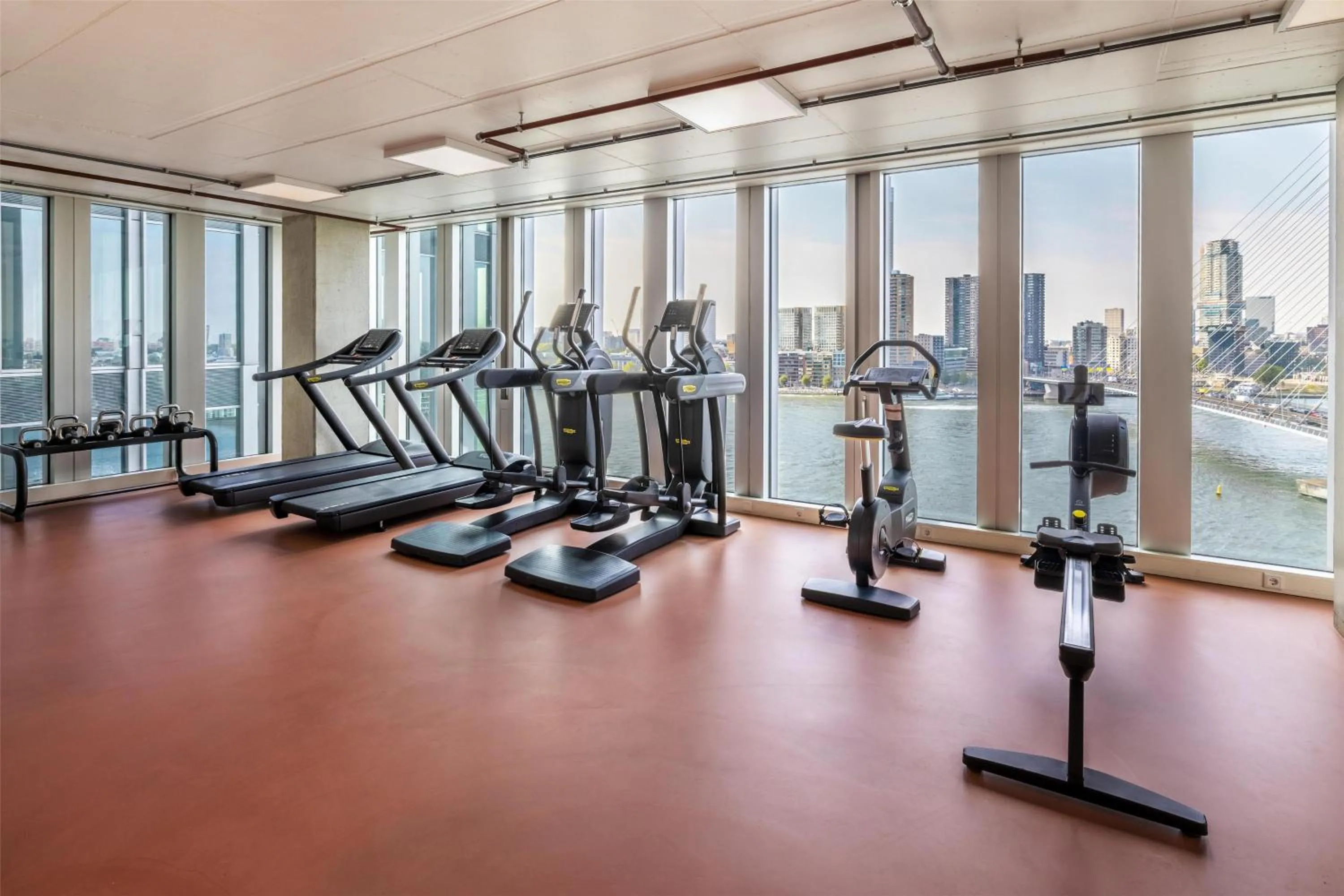 Fitness centre/facilities in nhow Rotterdam