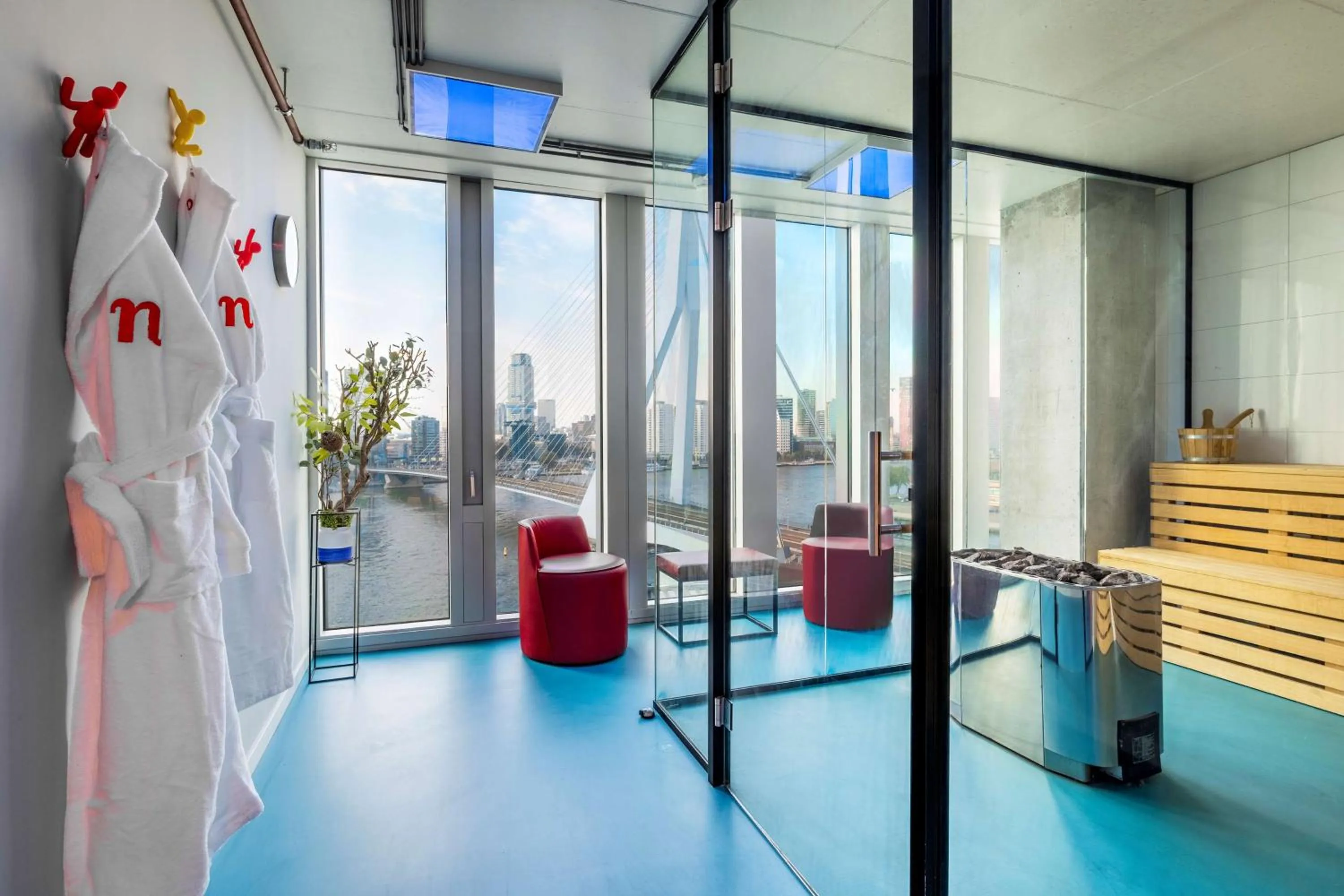 Sauna in nhow Rotterdam