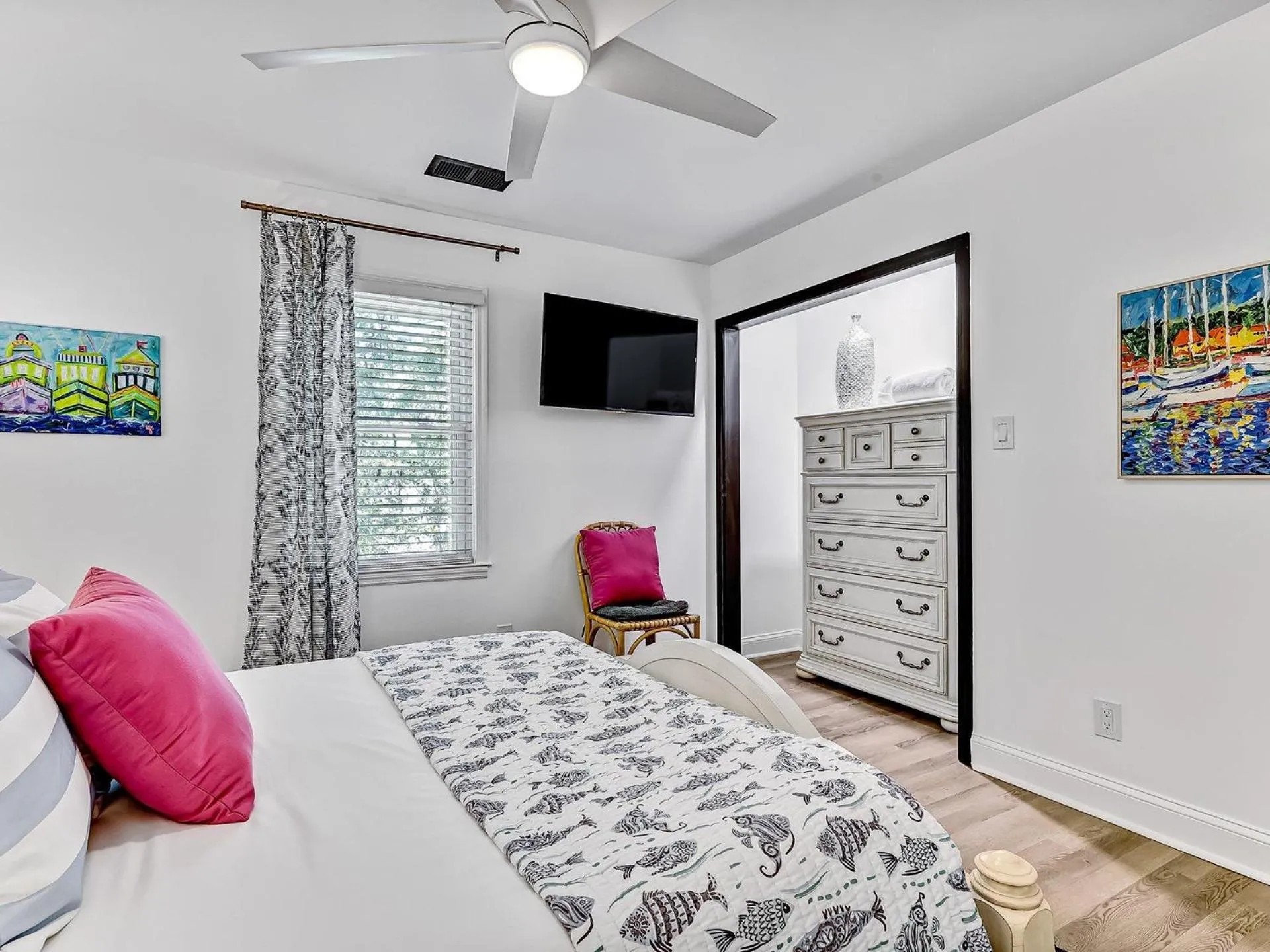 Bed in Deja Blue A & B