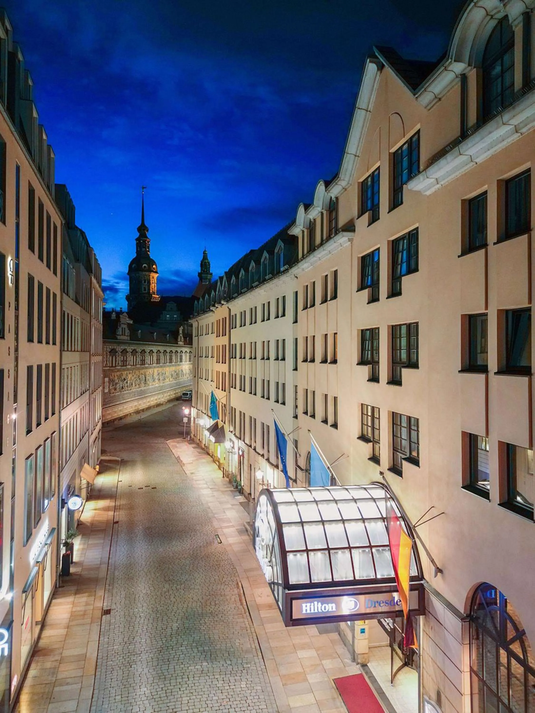 Property building in Hilton Dresden an der Frauenkirche