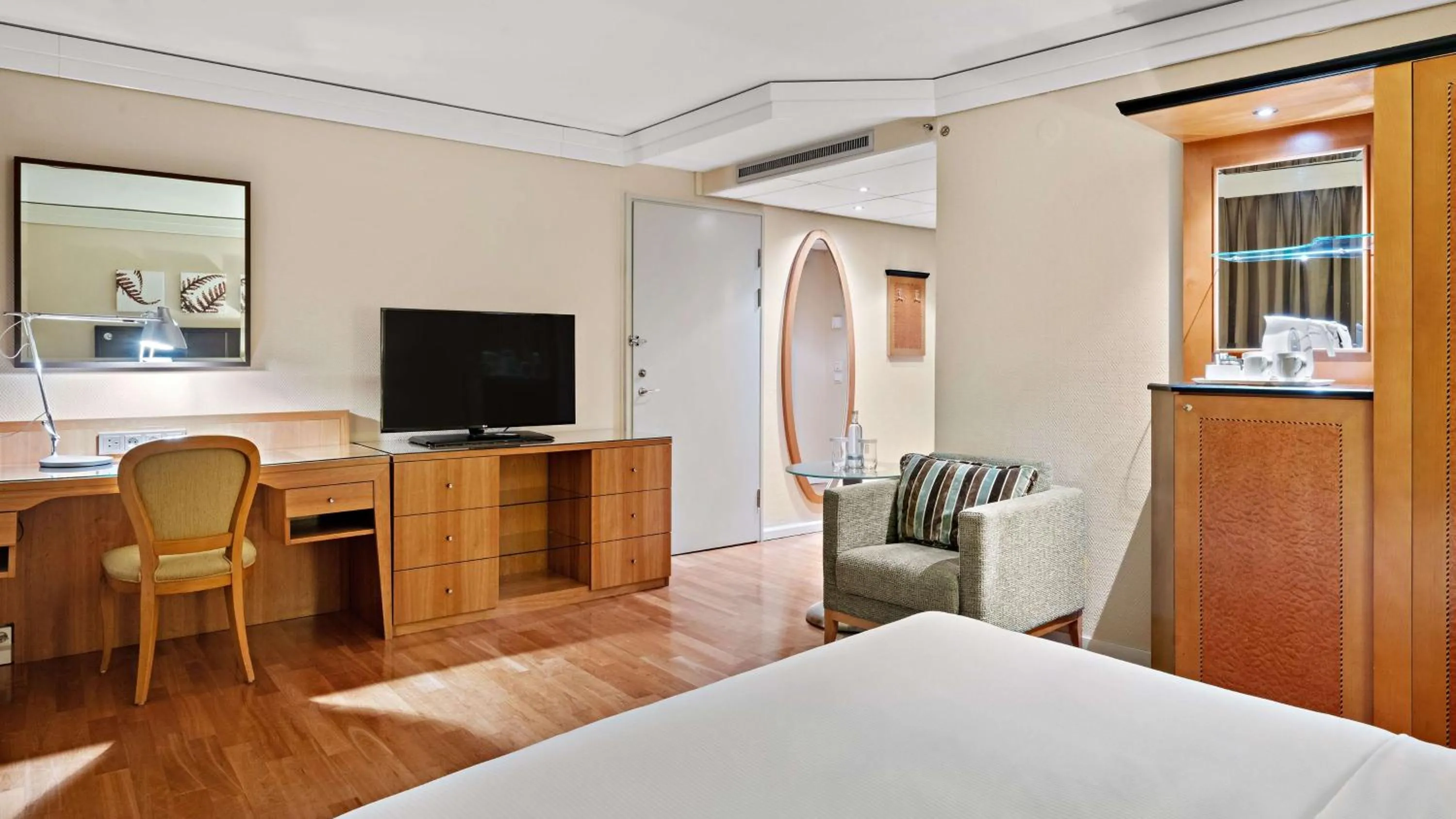 Bed in Hilton Dresden an der Frauenkirche